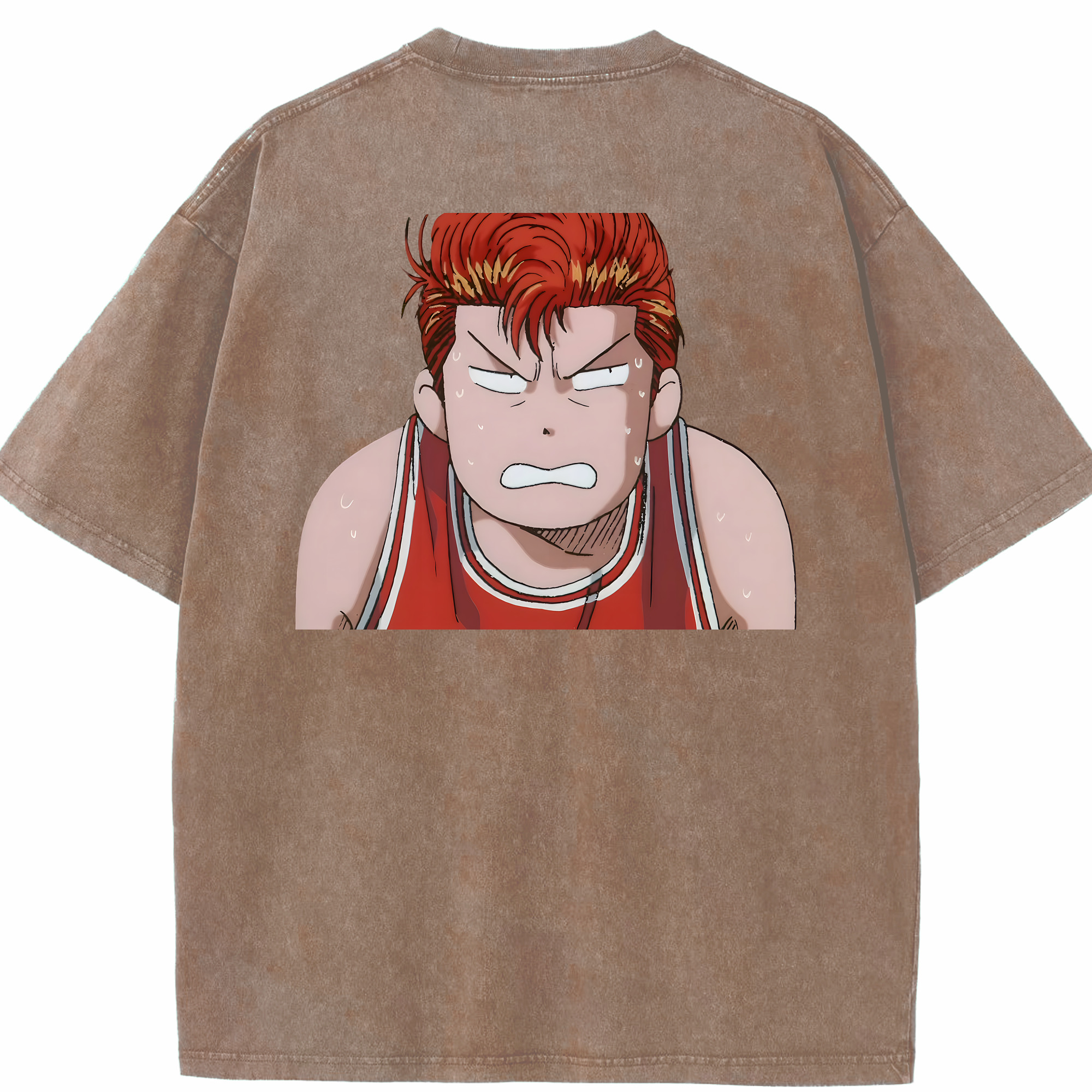 （画像用） SLAM DUNK／スラムダンク 綿100% ヴィンテージ風 半袖Tシャツ（背面プリント）