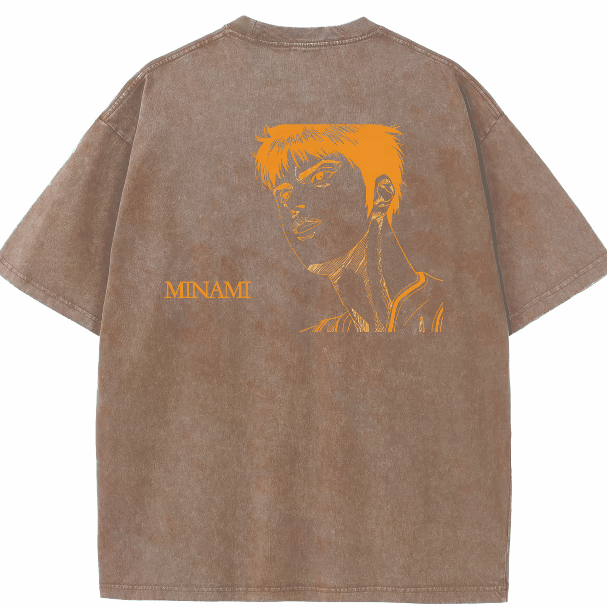 （画像用） SLAM DUNK／スラムダンク 綿100% ヴィンテージ風 半袖Tシャツ（背面プリント）