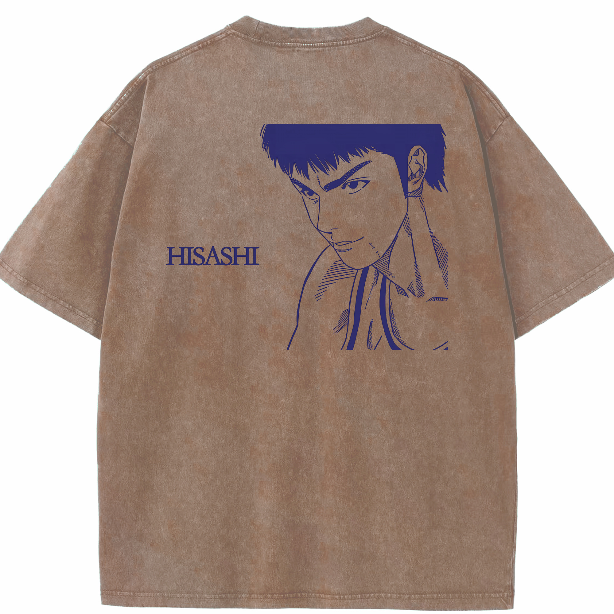 （画像用） SLAM DUNK／スラムダンク 綿100% ヴィンテージ風 半袖Tシャツ（背面プリント）