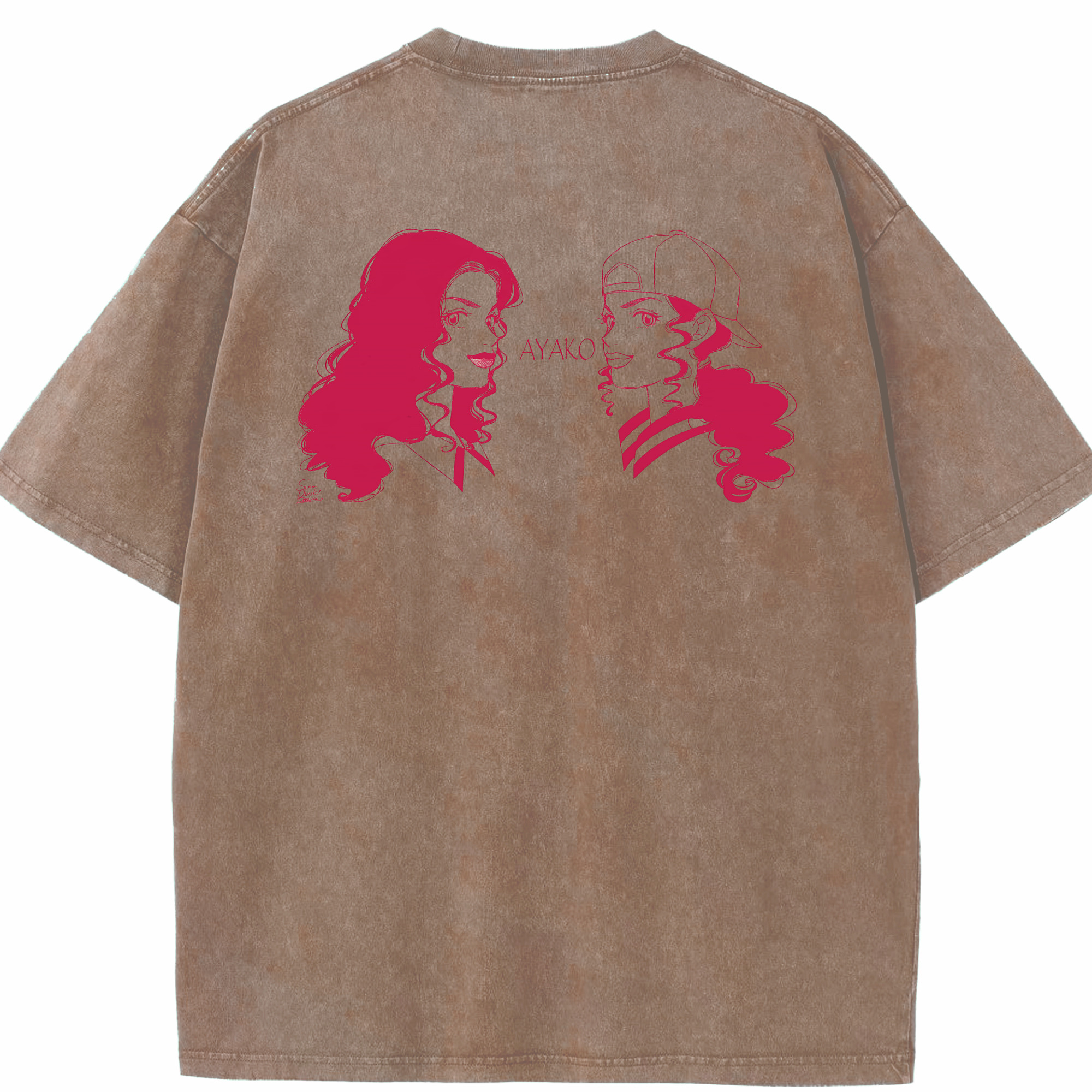 SLAM DUNK／スラムダンク 綿100% ヴィンテージ風 半袖Tシャツ（背面プリント）