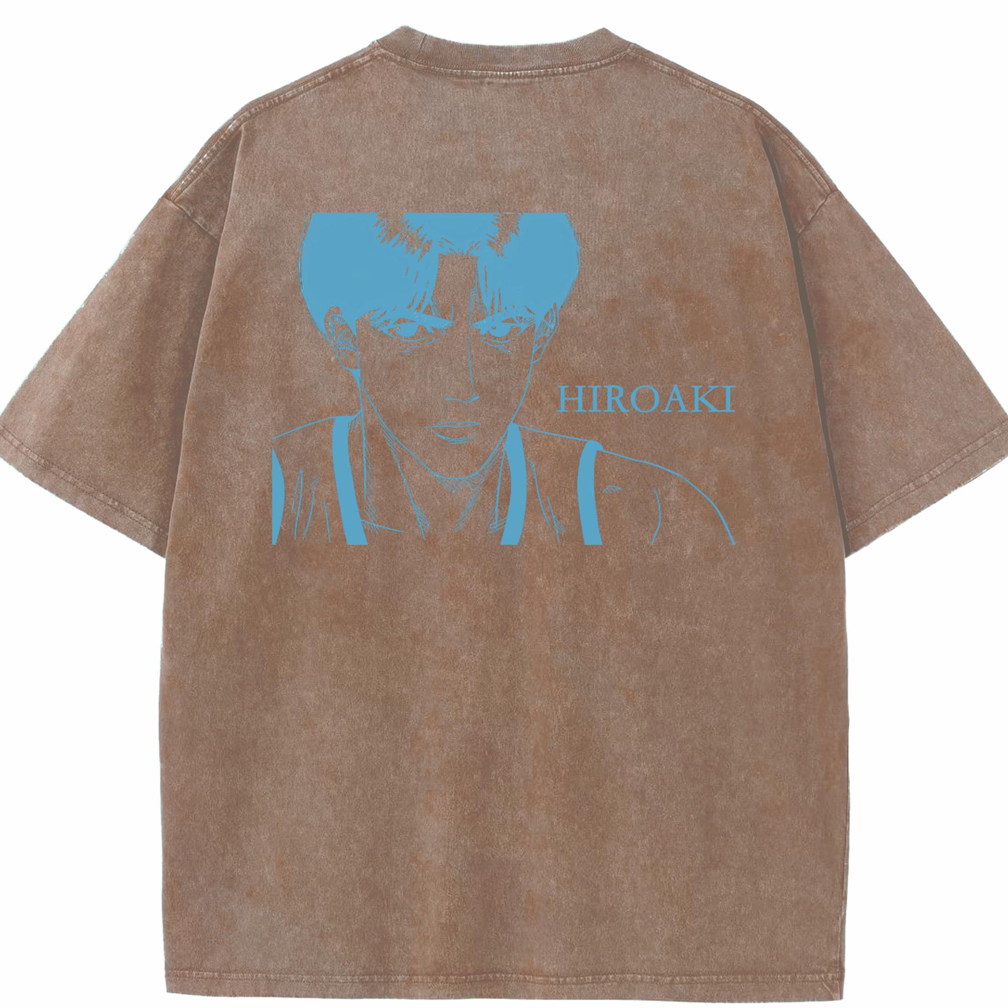 SLAM DUNK／スラムダンク 綿100% ヴィンテージ風 半袖Tシャツ（背面プリント）
