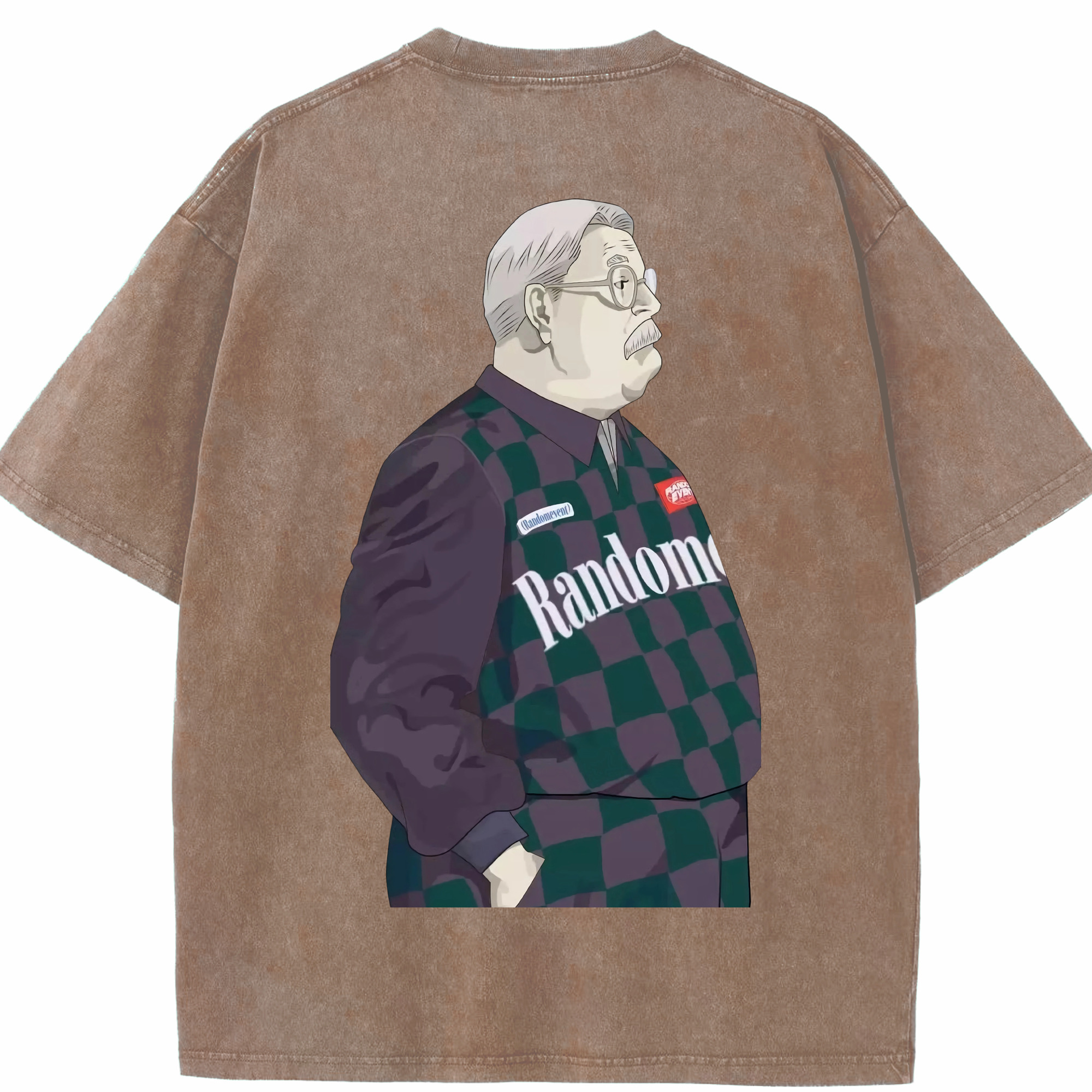 SLAM DUNK／スラムダンク 綿100% ヴィンテージ風 半袖Tシャツ（背面プリント）