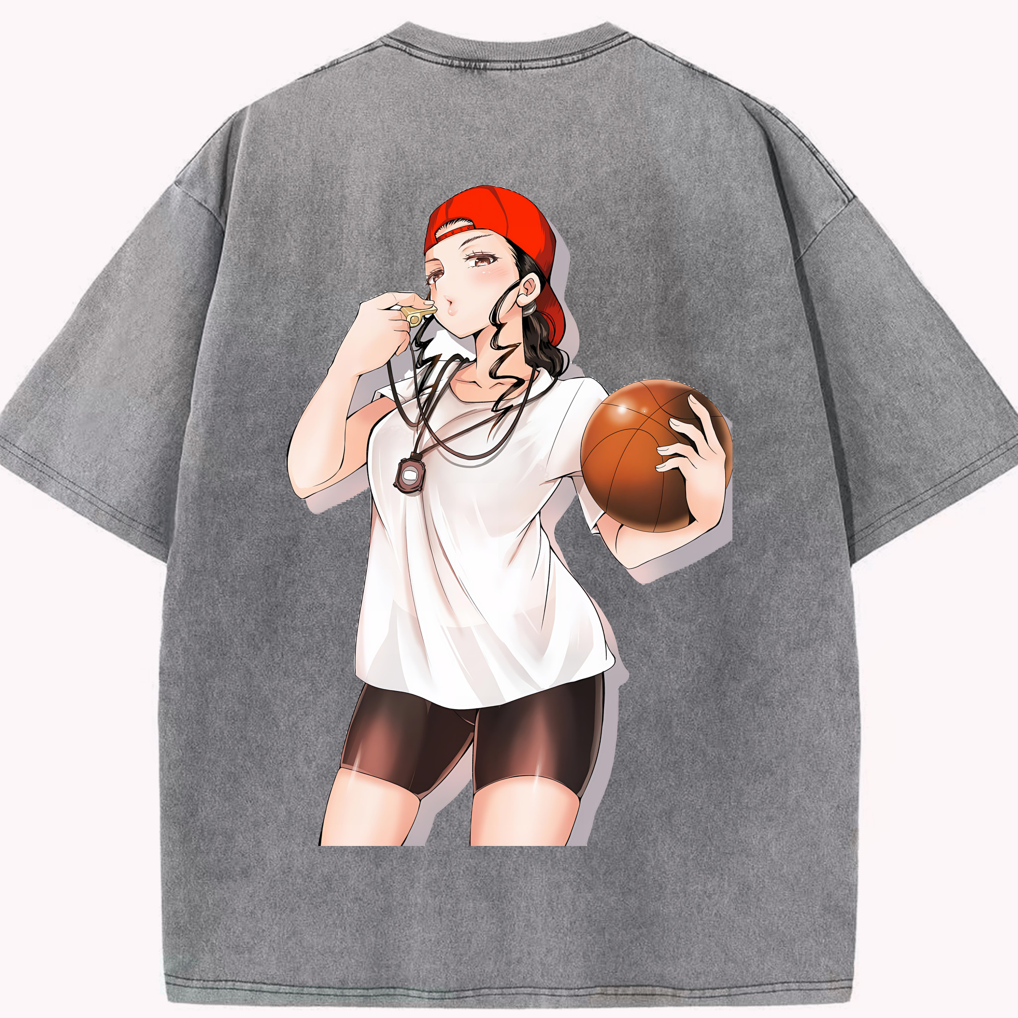 （画像用） SLAM DUNK／スラムダンク 綿100% ヴィンテージ風 半袖Tシャツ（背面プリント）