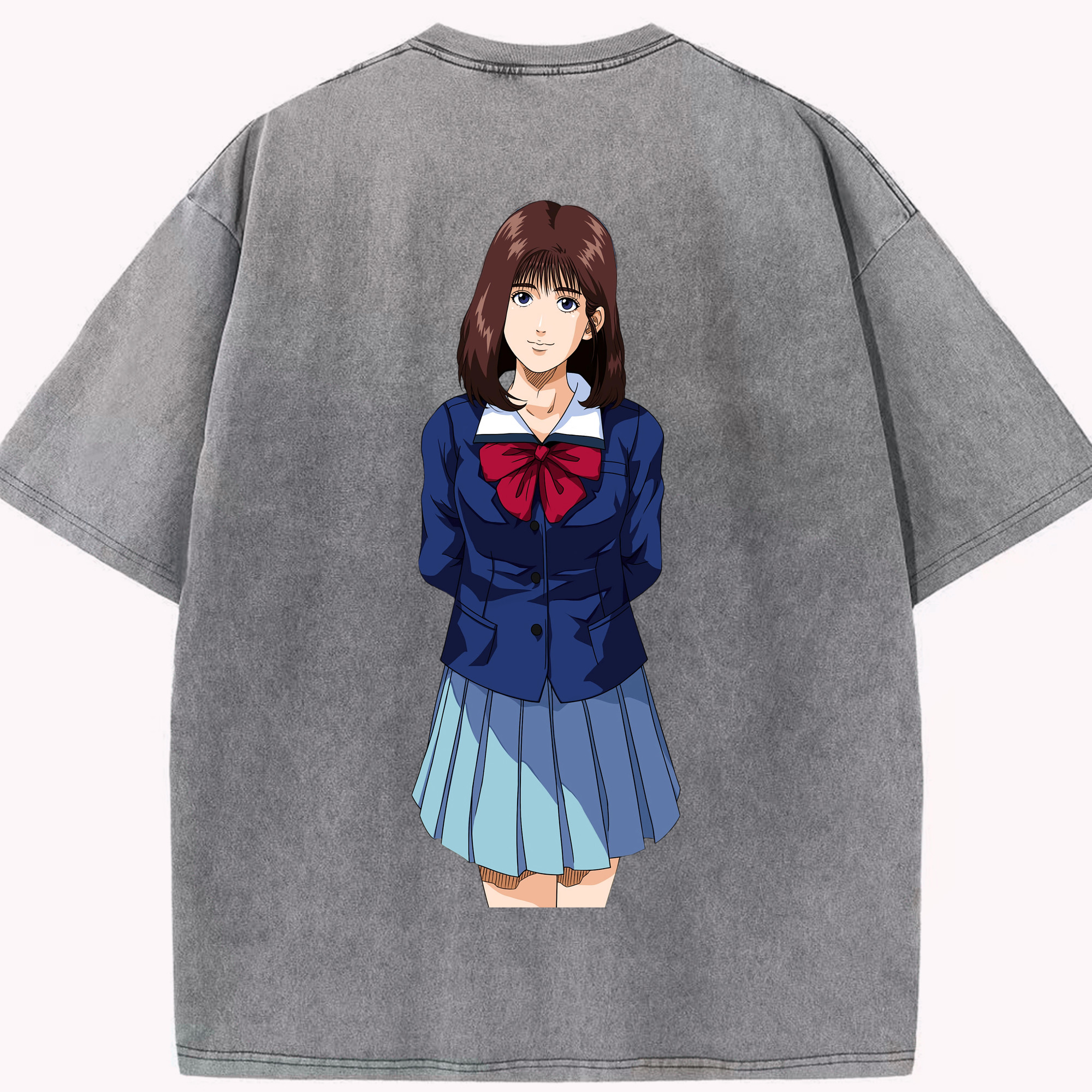（画像用） SLAM DUNK／スラムダンク 綿100% ヴィンテージ風 半袖Tシャツ（背面プリント）