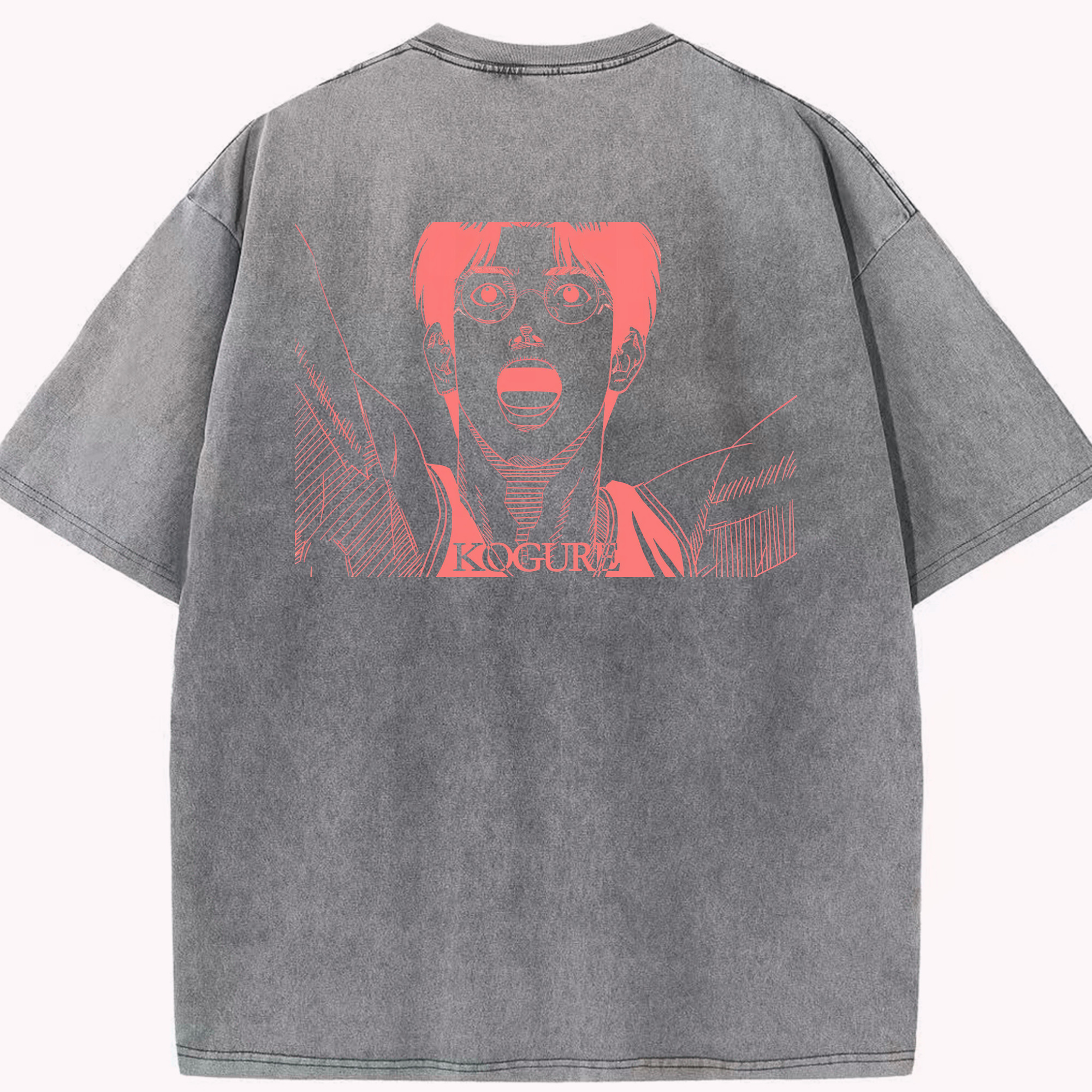 （画像用） SLAM DUNK／スラムダンク 綿100% ヴィンテージ風 半袖Tシャツ（背面プリント）