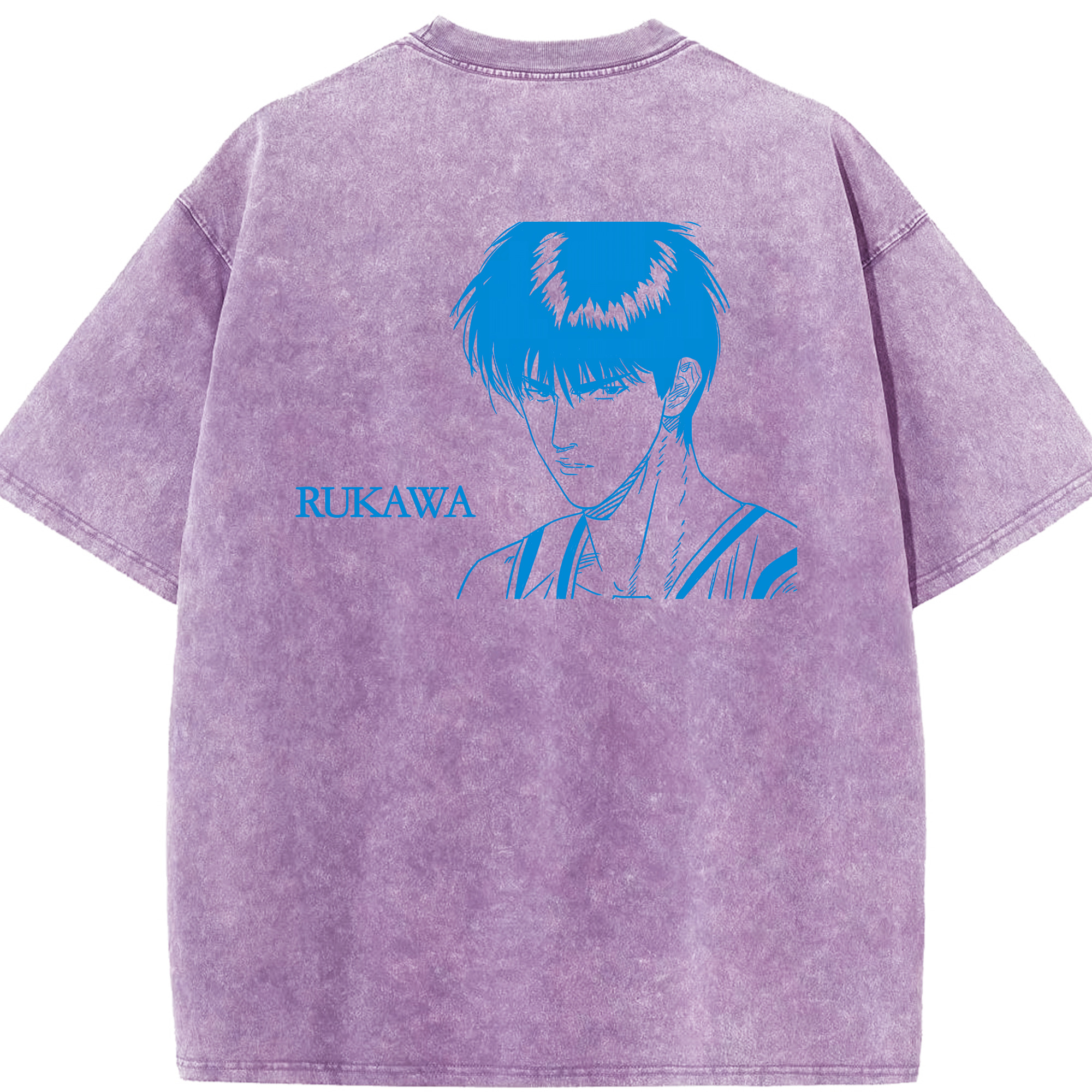 （画像用） SLAM DUNK／スラムダンク 綿100% ヴィンテージ風 半袖Tシャツ（背面プリント）