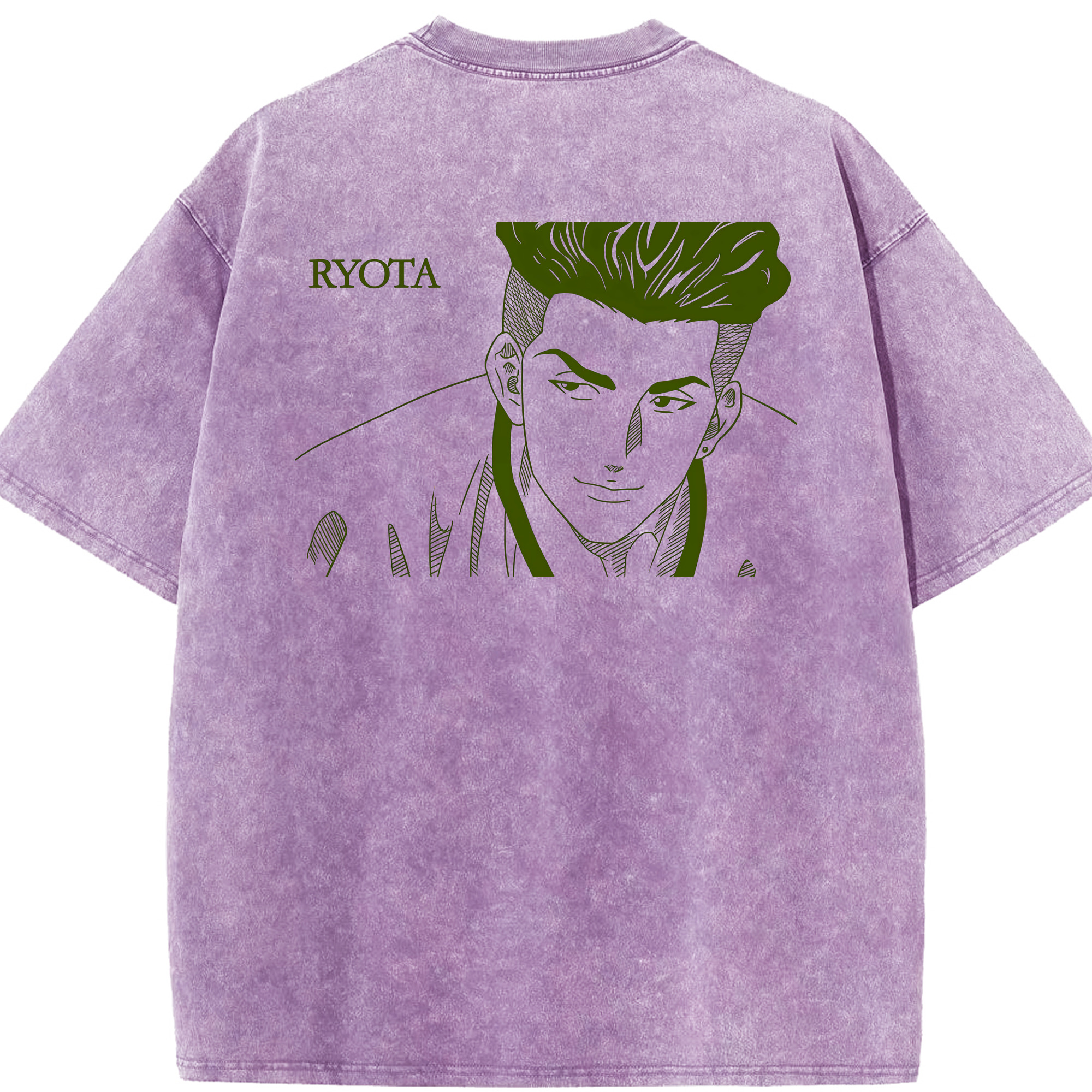 （画像用） SLAM DUNK／スラムダンク 綿100% ヴィンテージ風 半袖Tシャツ（背面プリント）