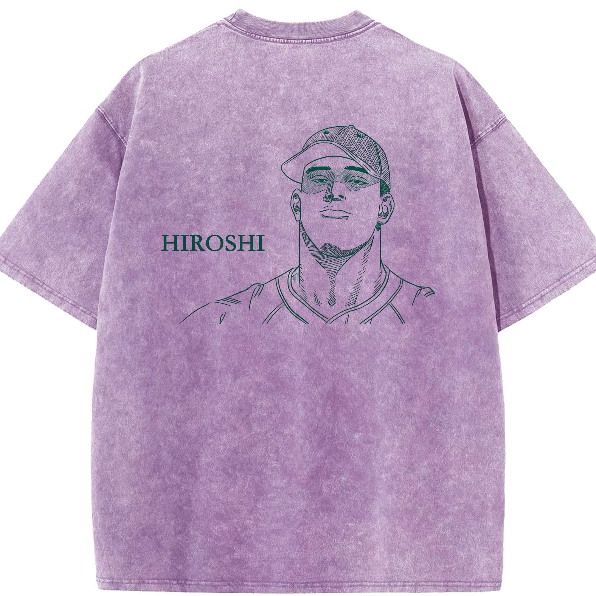 （画像用） SLAM DUNK／スラムダンク 綿100% ヴィンテージ風 半袖Tシャツ（背面プリント）