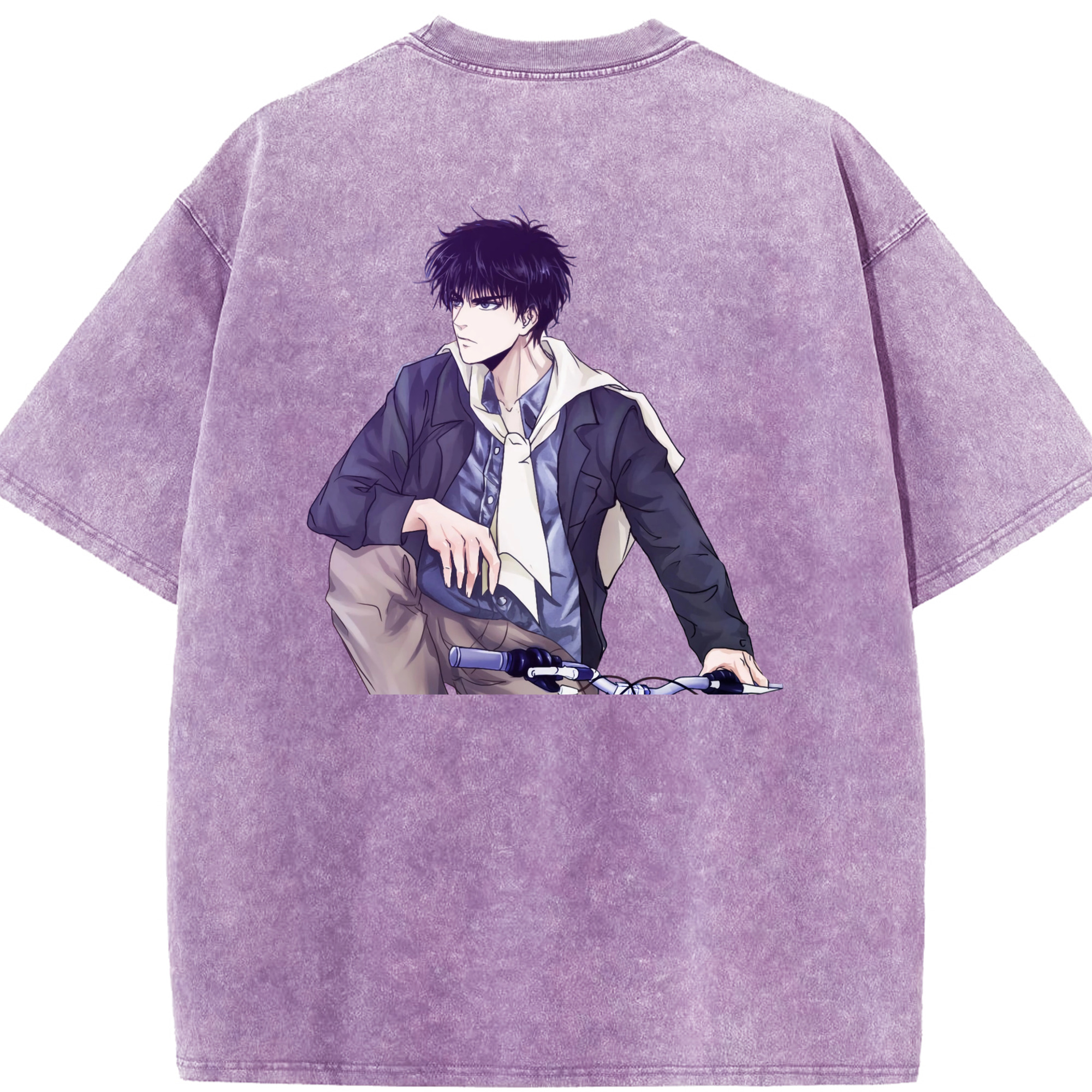 （画像用） SLAM DUNK／スラムダンク 綿100% ヴィンテージ風 半袖Tシャツ（背面プリント）