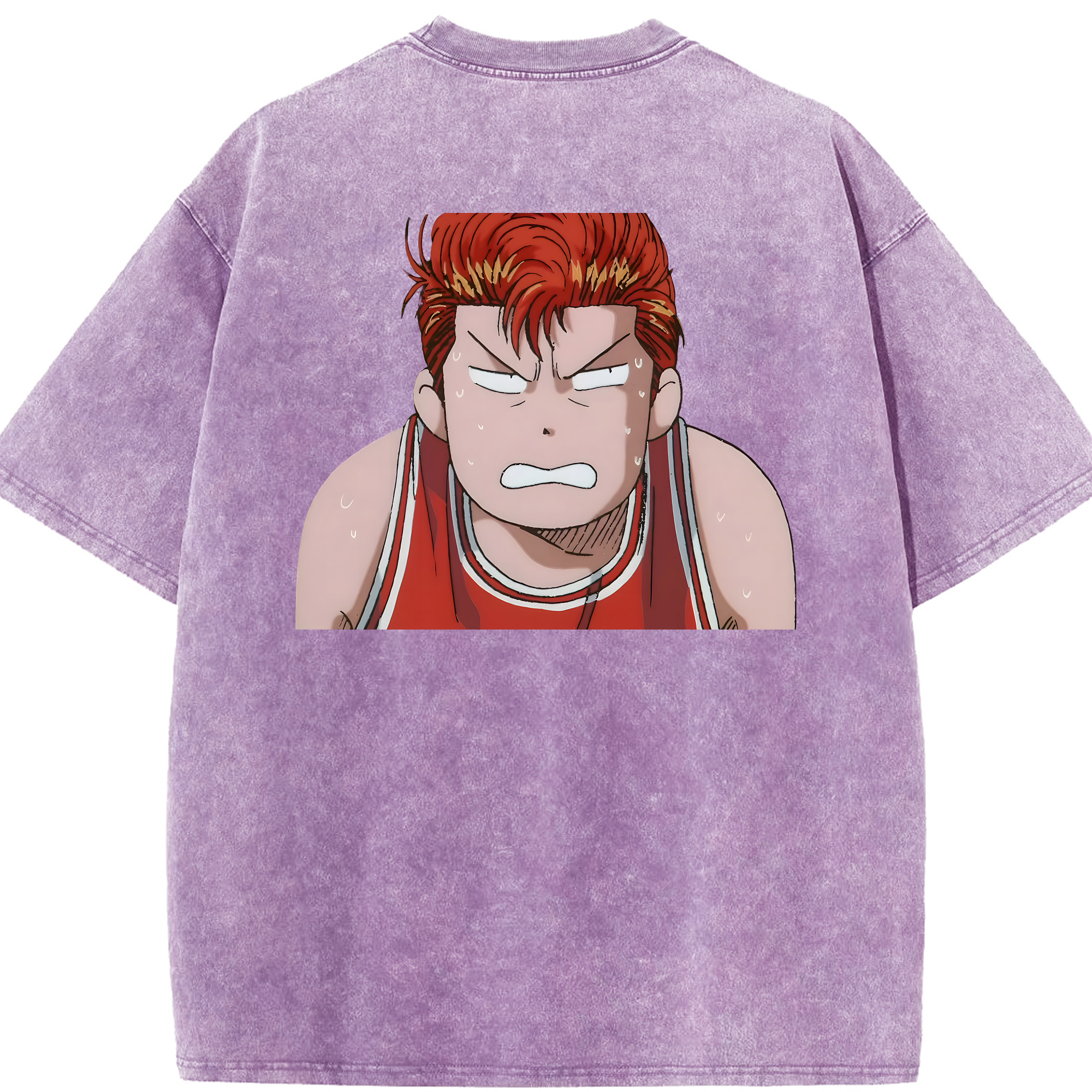 （画像用） SLAM DUNK／スラムダンク 綿100% ヴィンテージ風 半袖Tシャツ（背面プリント）