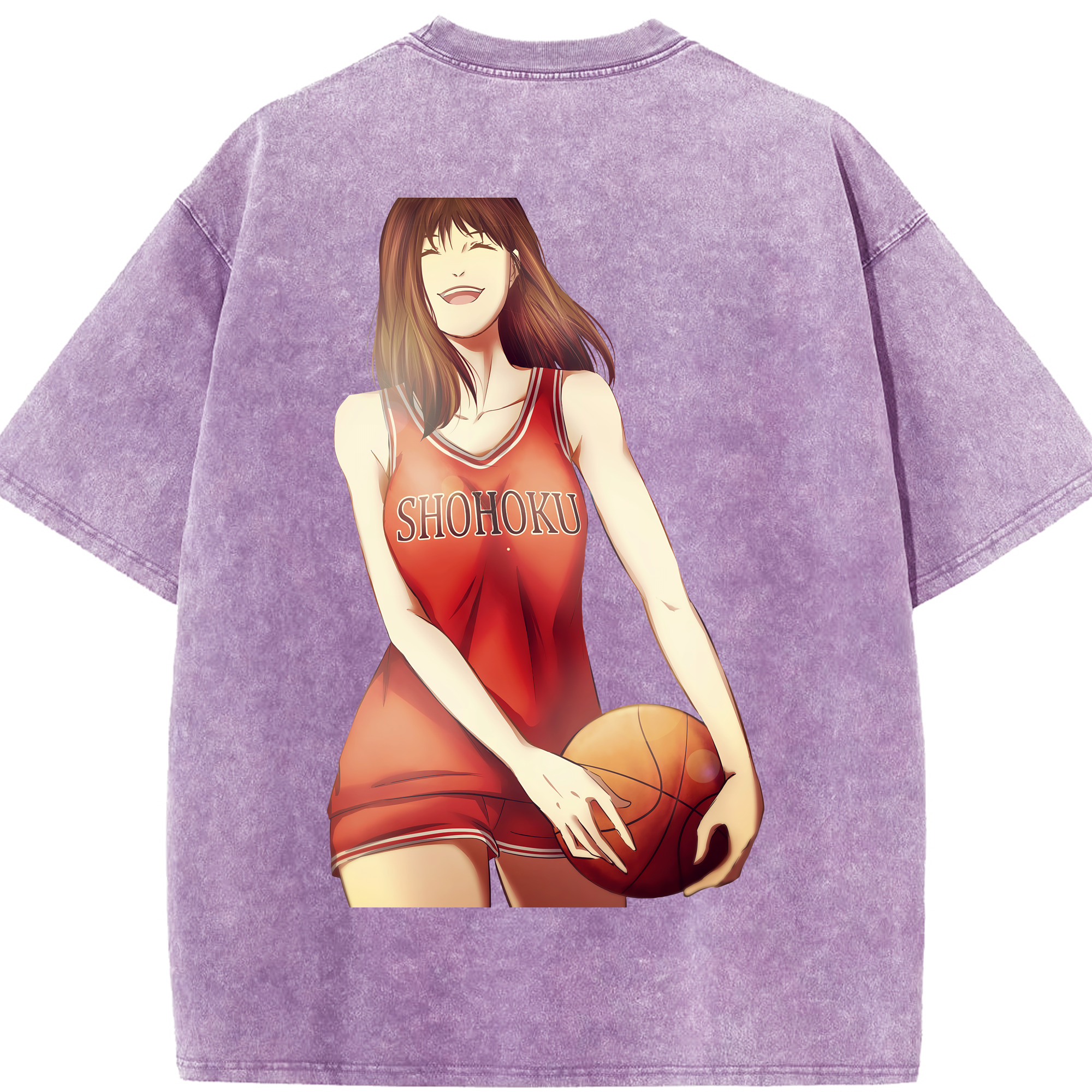 （画像用） SLAM DUNK／スラムダンク 綿100% ヴィンテージ風 半袖Tシャツ（背面プリント）