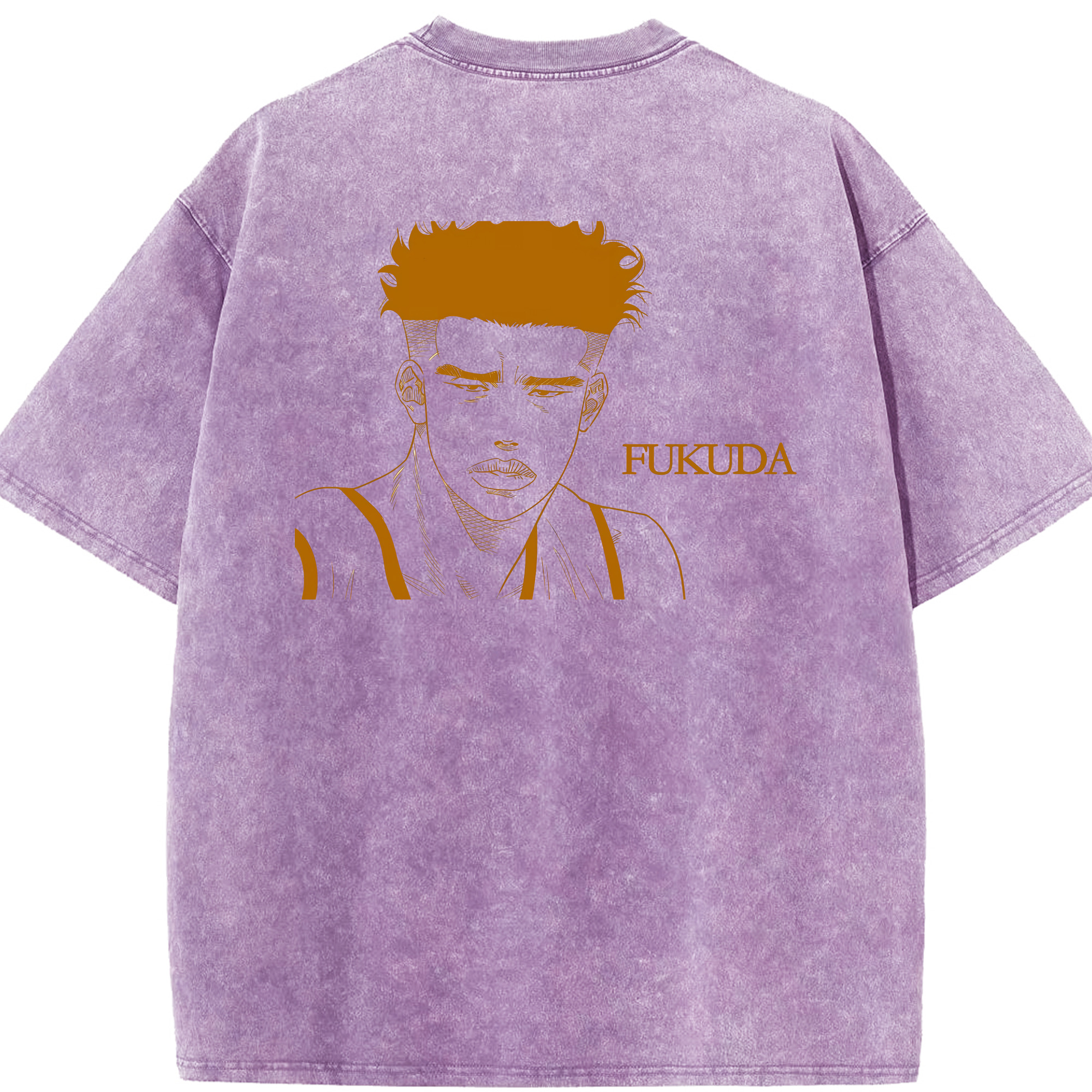 （画像用） SLAM DUNK／スラムダンク 綿100% ヴィンテージ風 半袖Tシャツ（背面プリント）