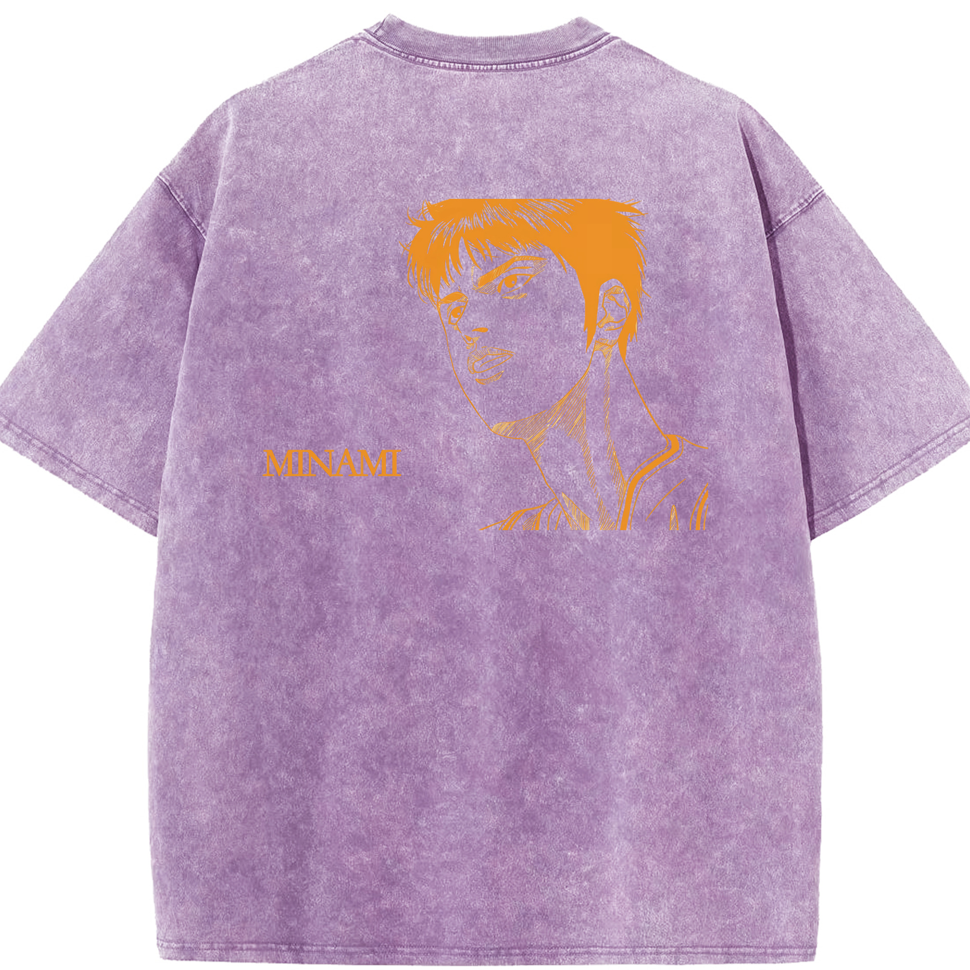 （画像用） SLAM DUNK／スラムダンク 綿100% ヴィンテージ風 半袖Tシャツ（背面プリント）