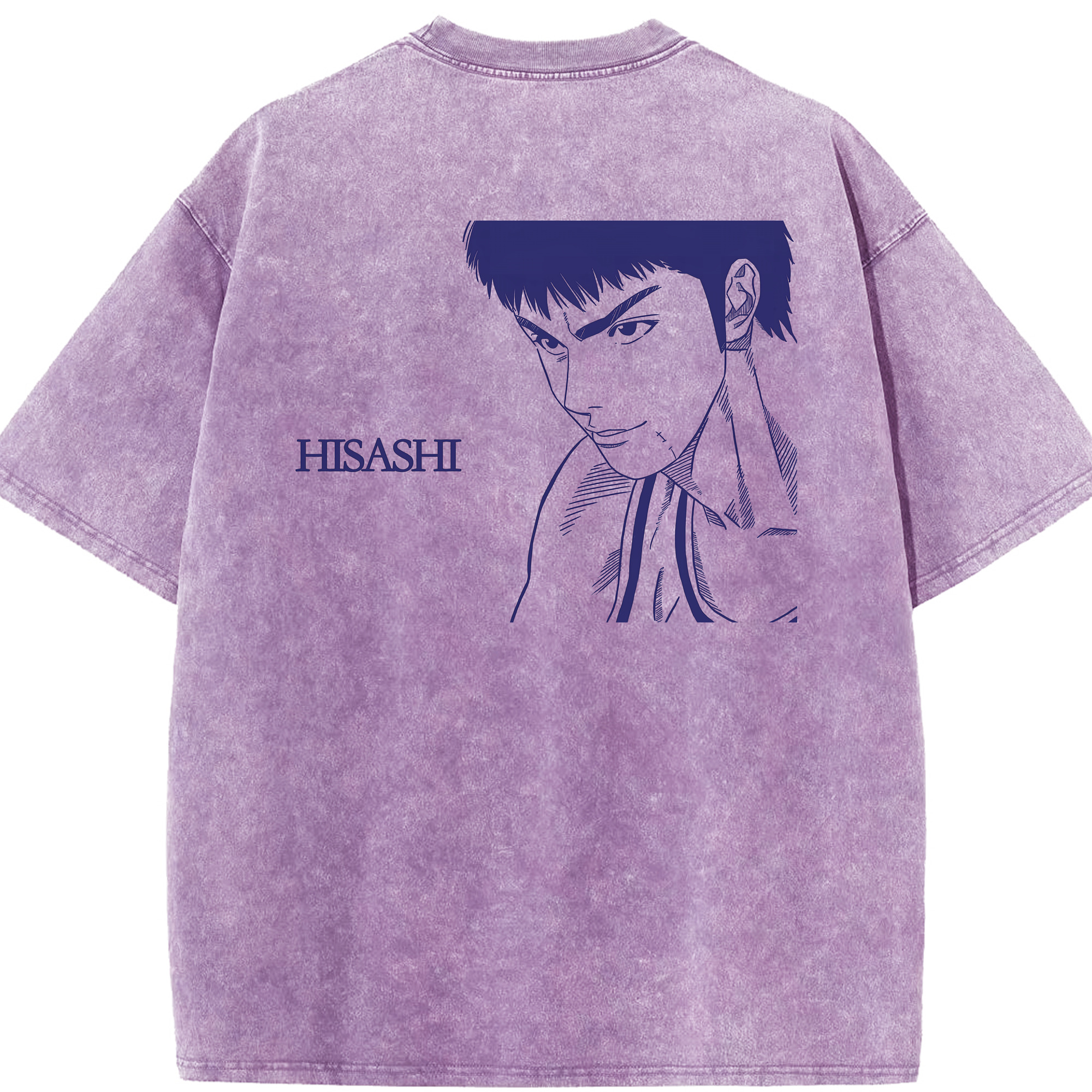 （画像用） SLAM DUNK／スラムダンク 綿100% ヴィンテージ風 半袖Tシャツ（背面プリント）