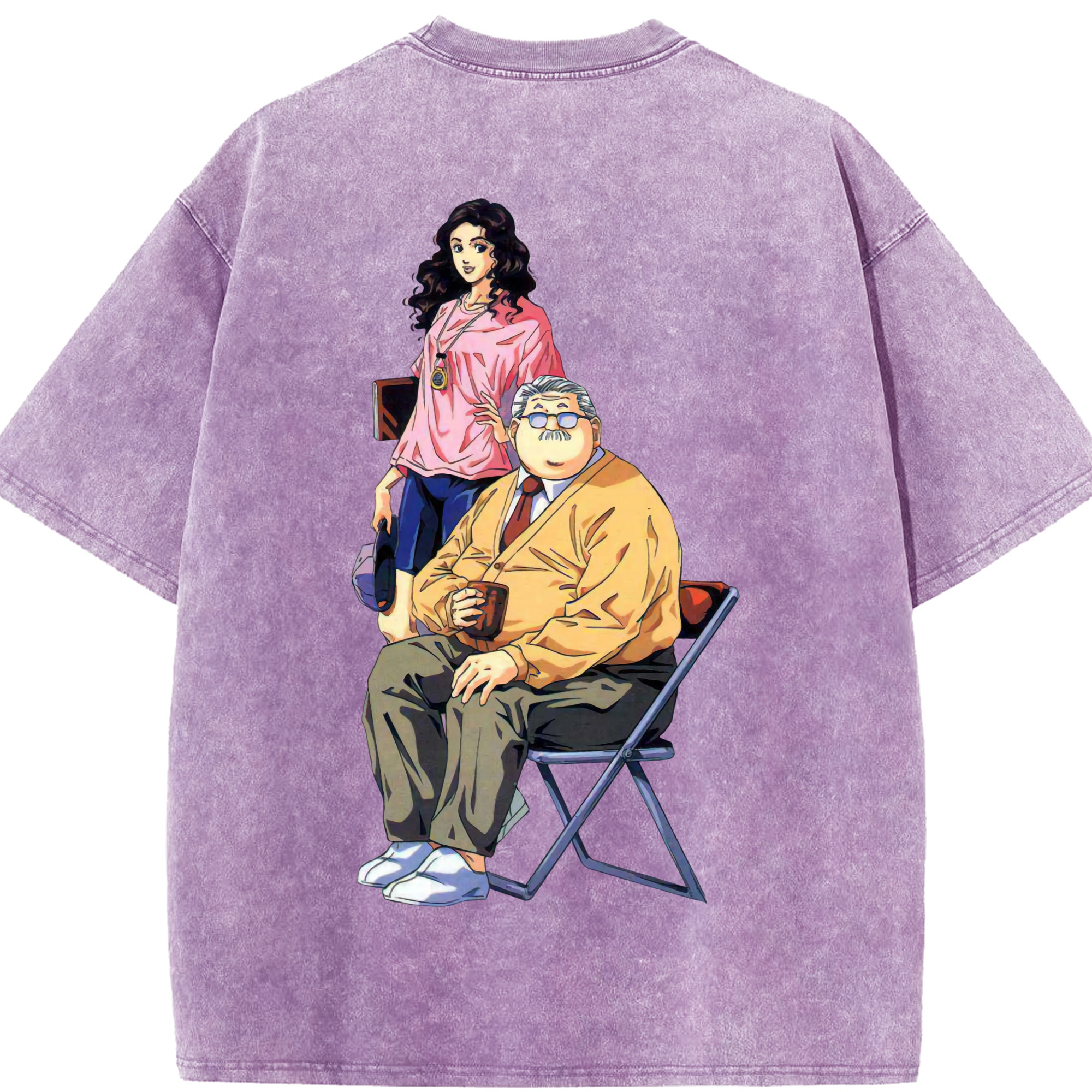 SLAM DUNK／スラムダンク 綿100% ヴィンテージ風 半袖Tシャツ（背面プリント）