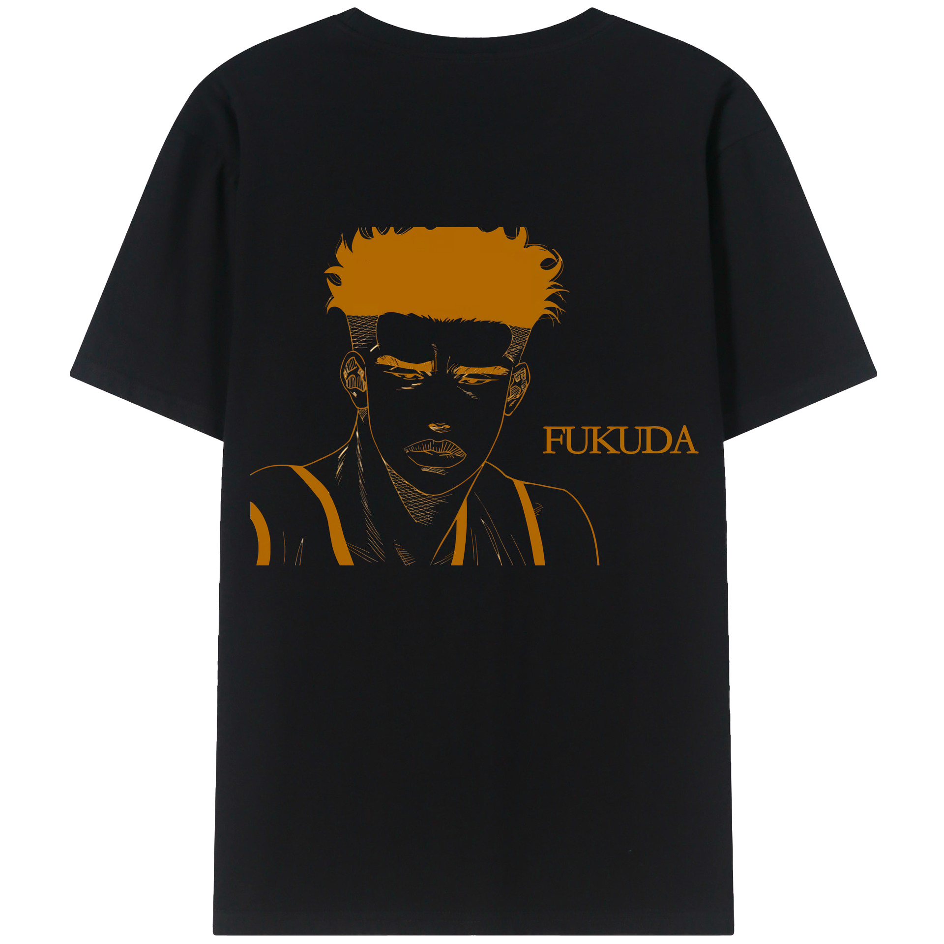 （画像用） SLAM DUNK／スラムダンク 綿100％ メンズ半袖Tシャツ（バックプリント） 通気性