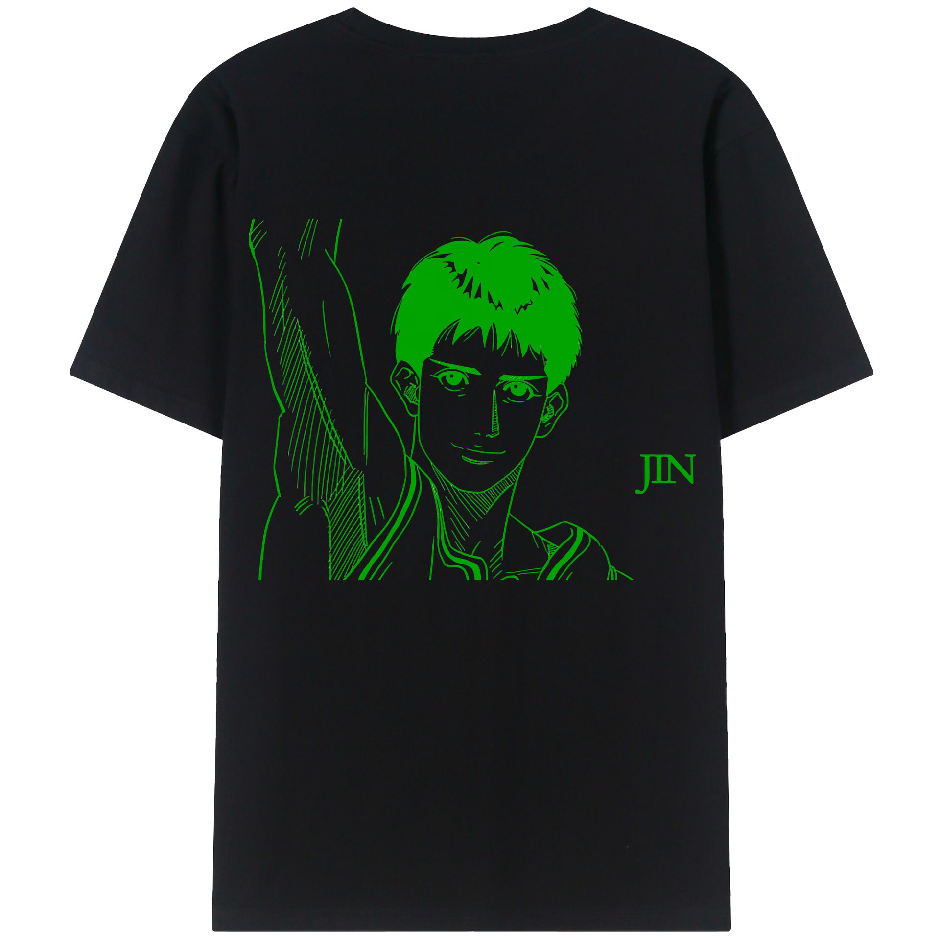 （画像用） SLAM DUNK／スラムダンク 綿100％ メンズ半袖Tシャツ（バックプリント） 通気性