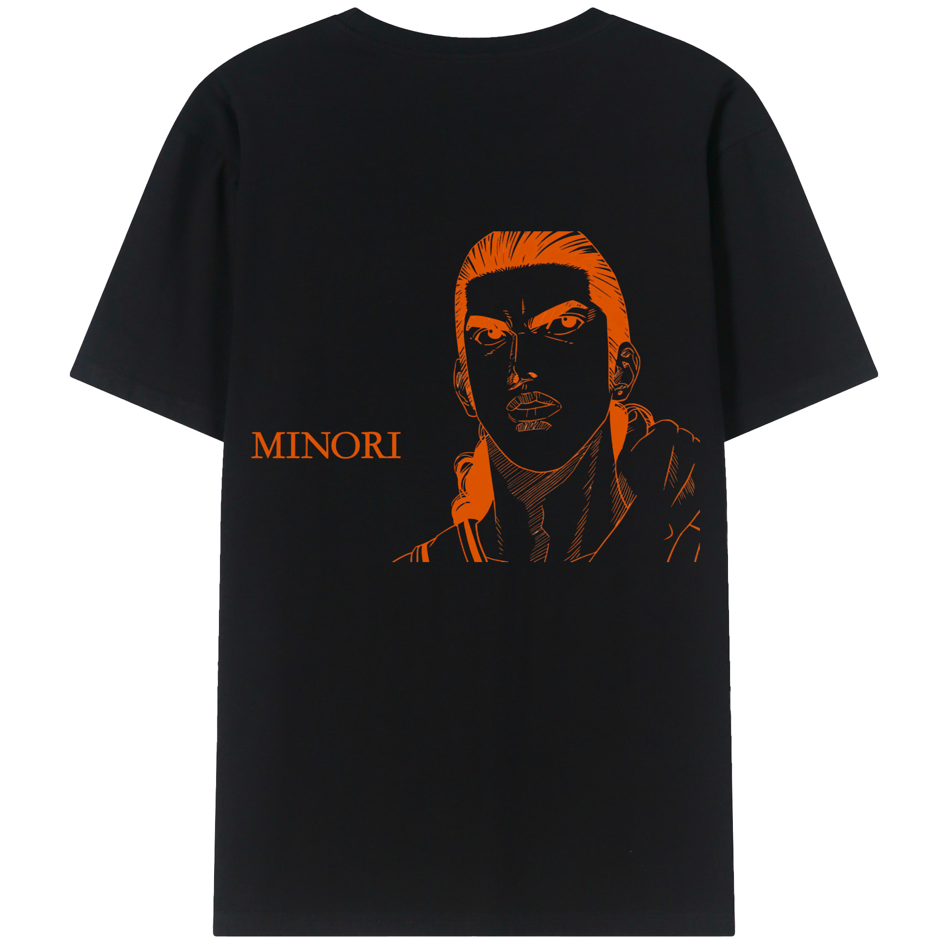 （画像用） SLAM DUNK／スラムダンク 綿100％ メンズ半袖Tシャツ（バックプリント） 通気性
