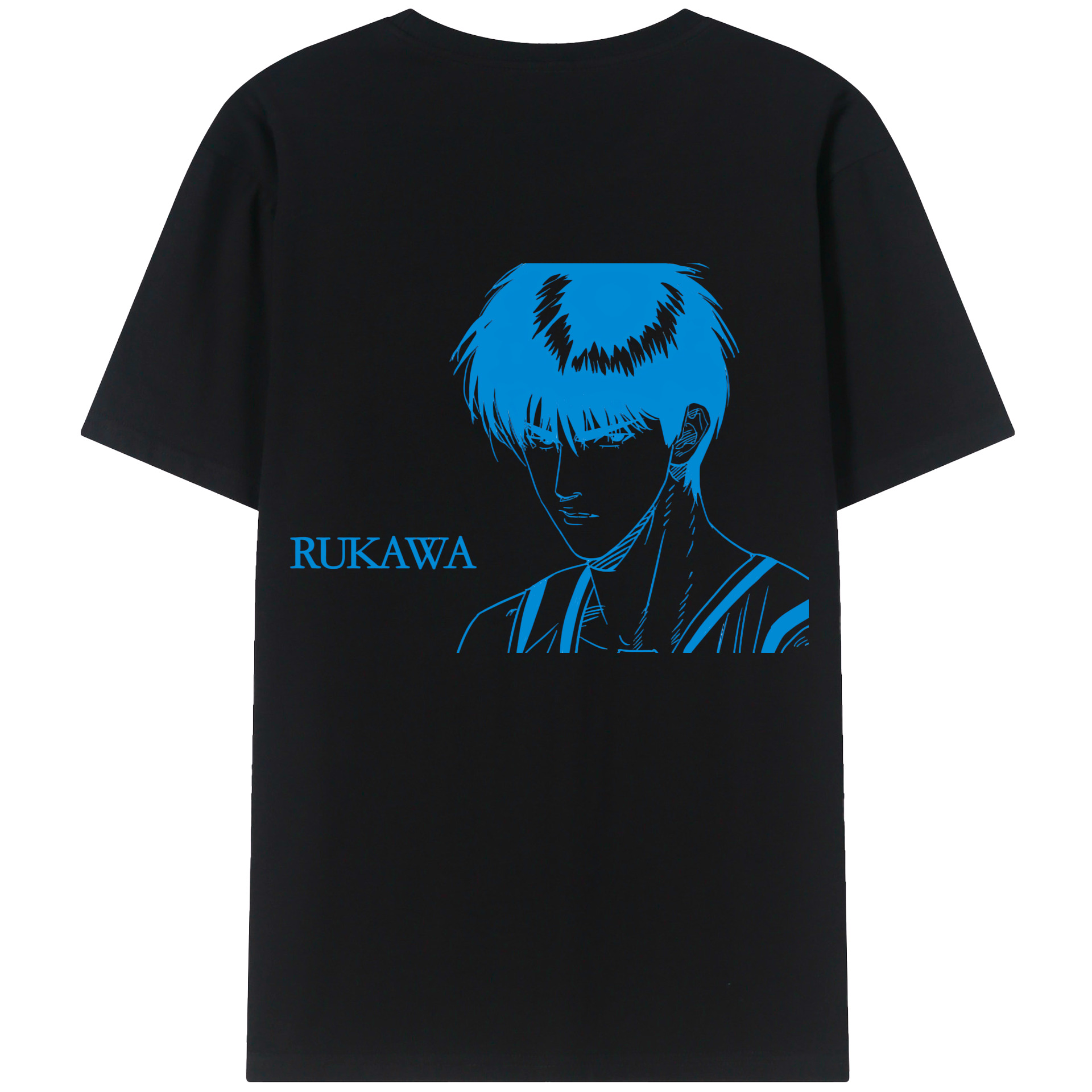 （画像用） SLAM DUNK／スラムダンク 綿100％ メンズ半袖Tシャツ（バックプリント） 通気性
