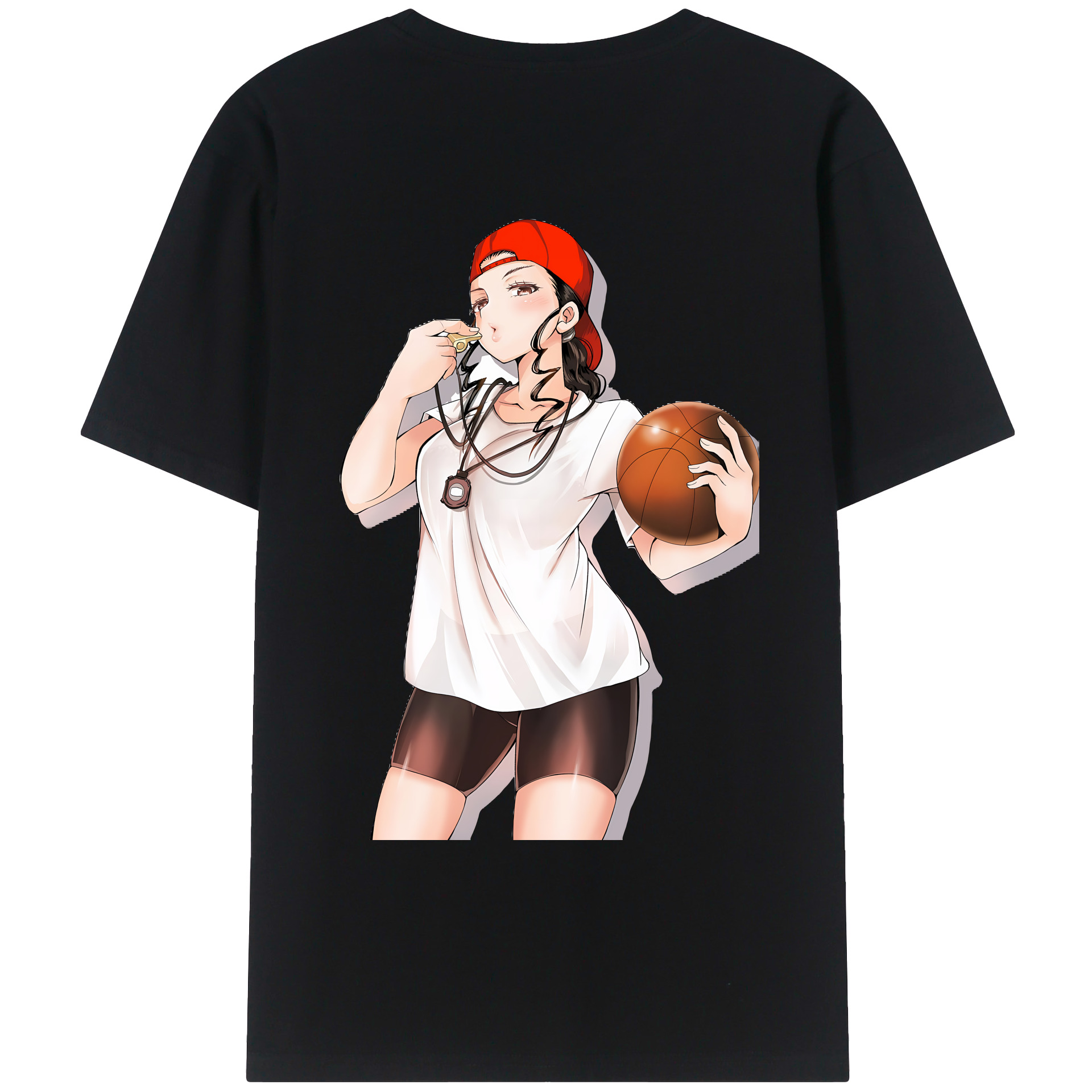 （画像用） SLAM DUNK／スラムダンク 綿100％ メンズ半袖Tシャツ（バックプリント） 通気性