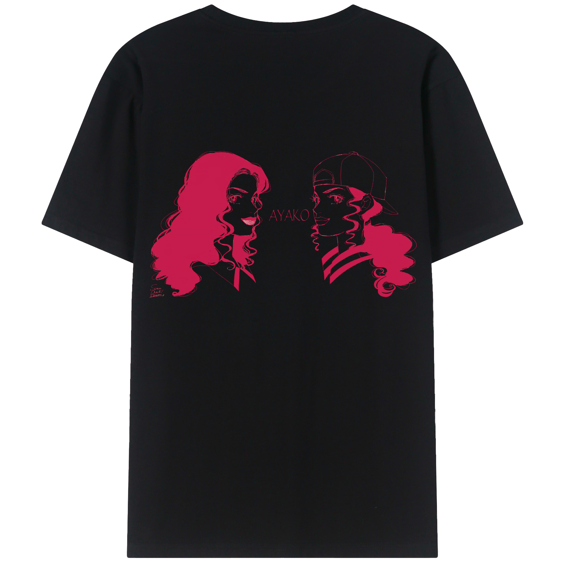 （画像用） SLAM DUNK／スラムダンク 綿100％ メンズ半袖Tシャツ（バックプリント） 通気性