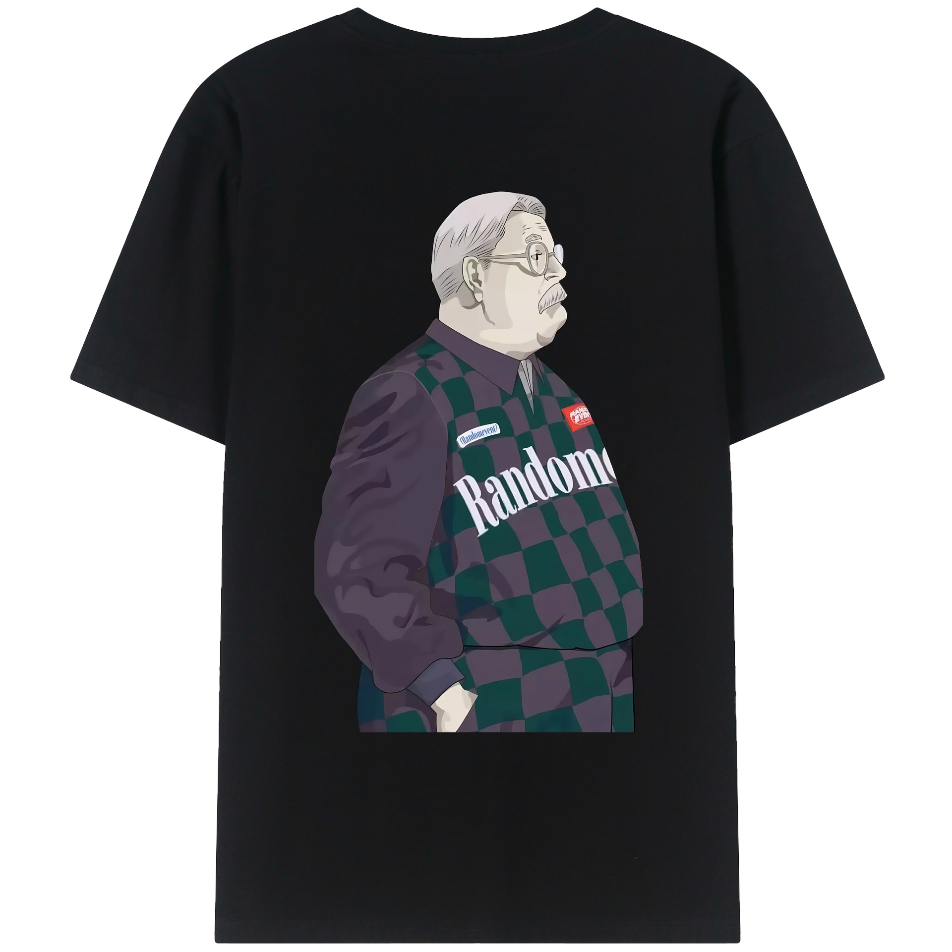 （画像用） SLAM DUNK／スラムダンク 綿100％ メンズ半袖Tシャツ（バックプリント） 通気性