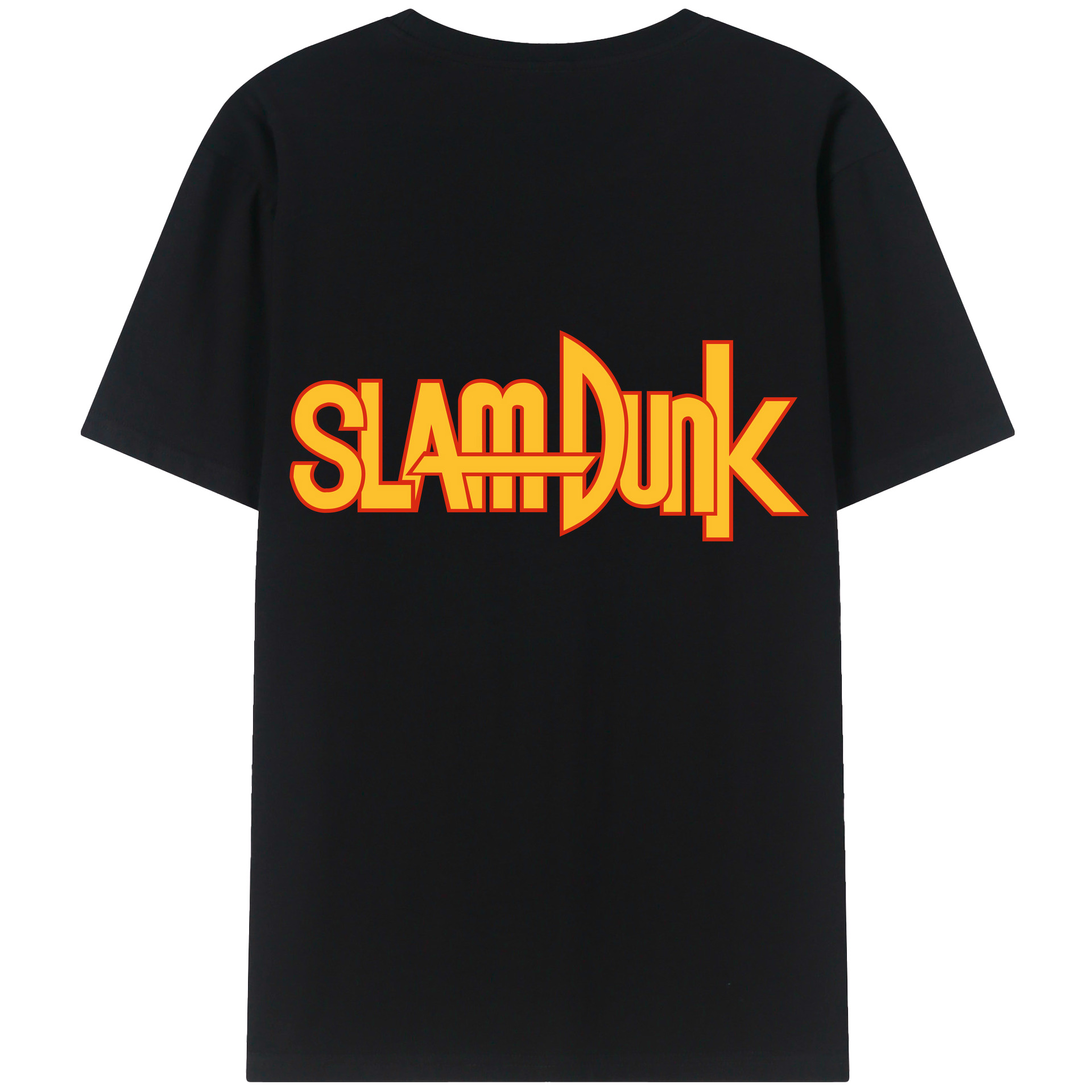（画像用） SLAM DUNK／スラムダンク 綿100％ メンズ半袖Tシャツ（バックプリント） 通気性