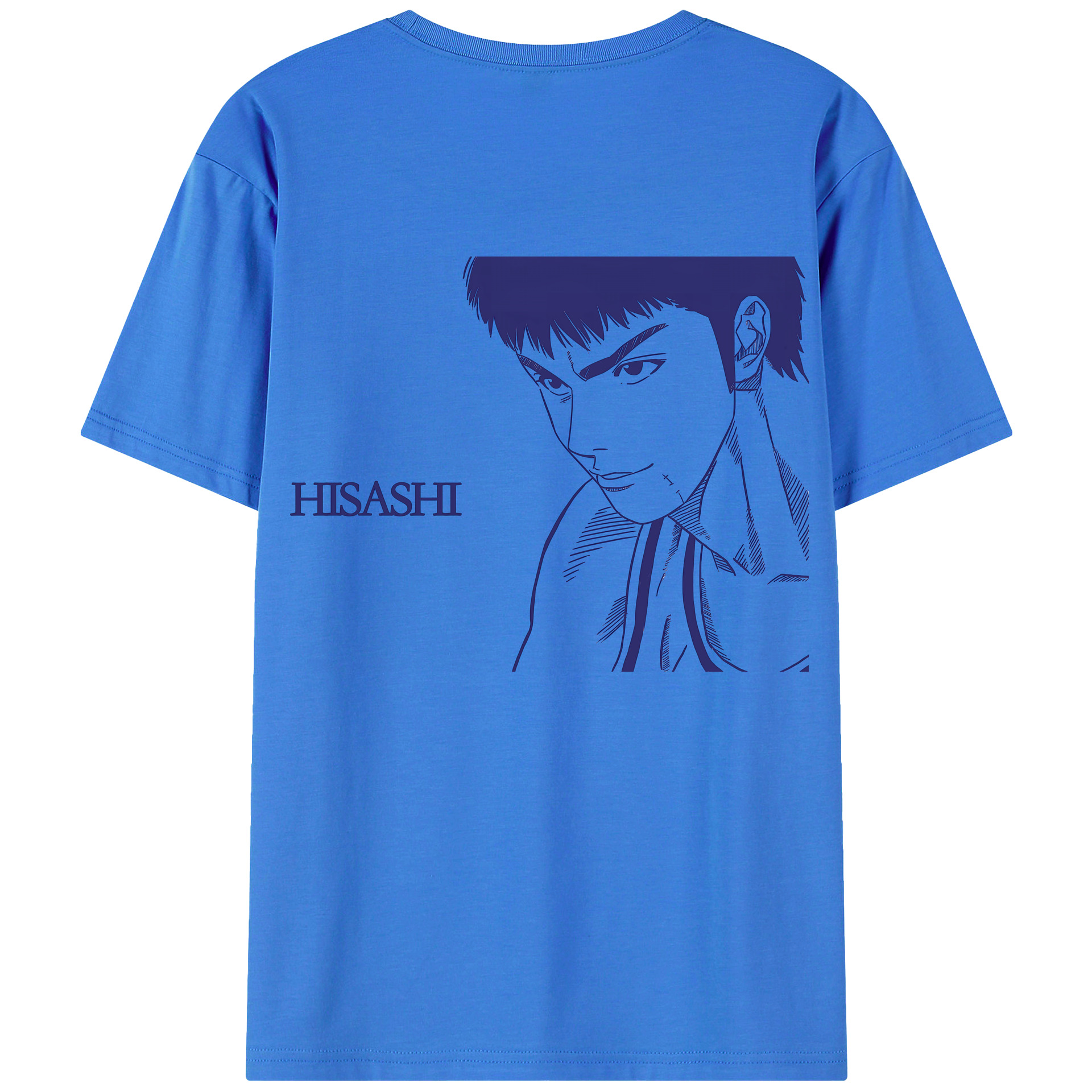 （画像用） SLAM DUNK／スラムダンク 綿100％ メンズ半袖Tシャツ（バックプリント） 通気性