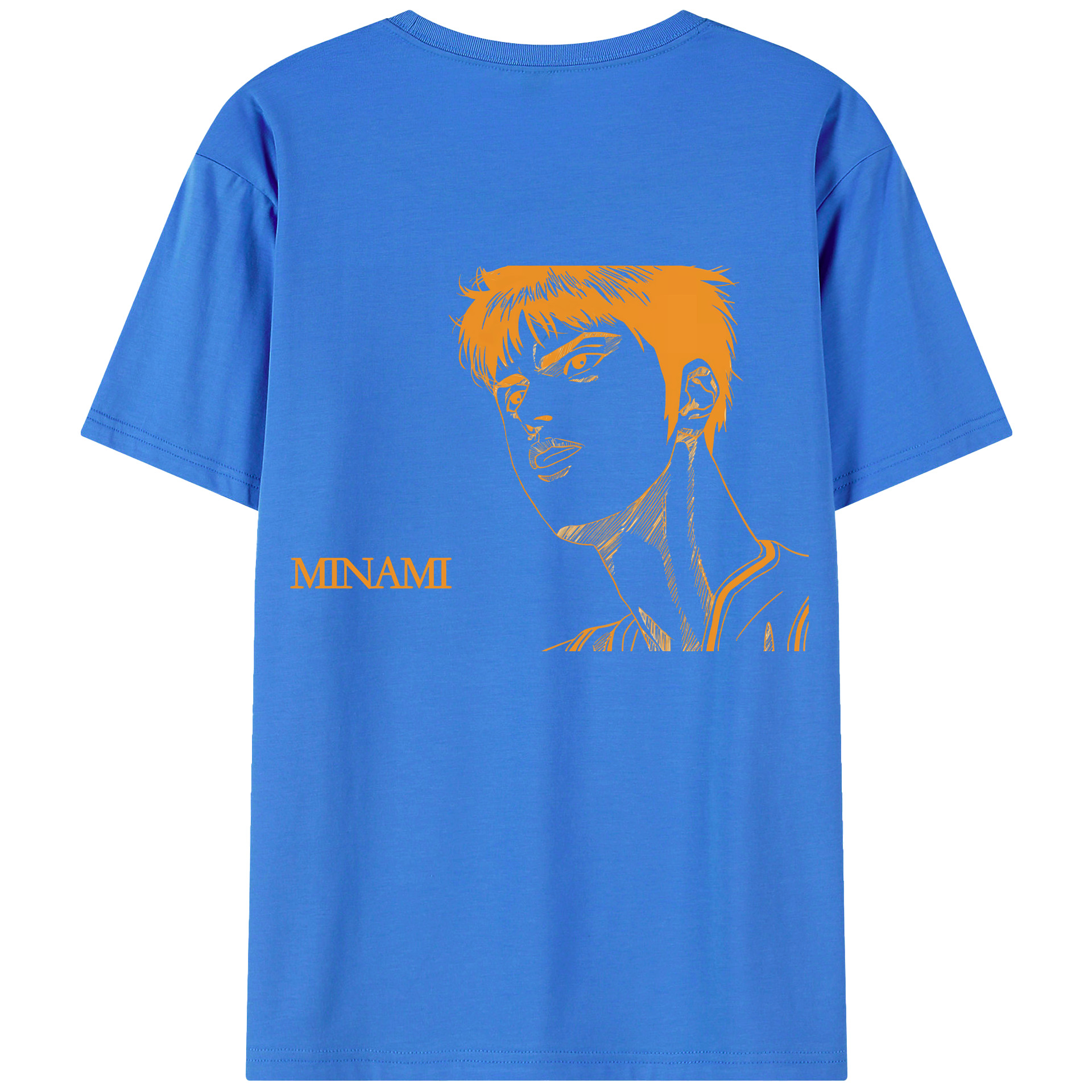 （画像用） SLAM DUNK／スラムダンク 綿100％ メンズ半袖Tシャツ（バックプリント） 通気性