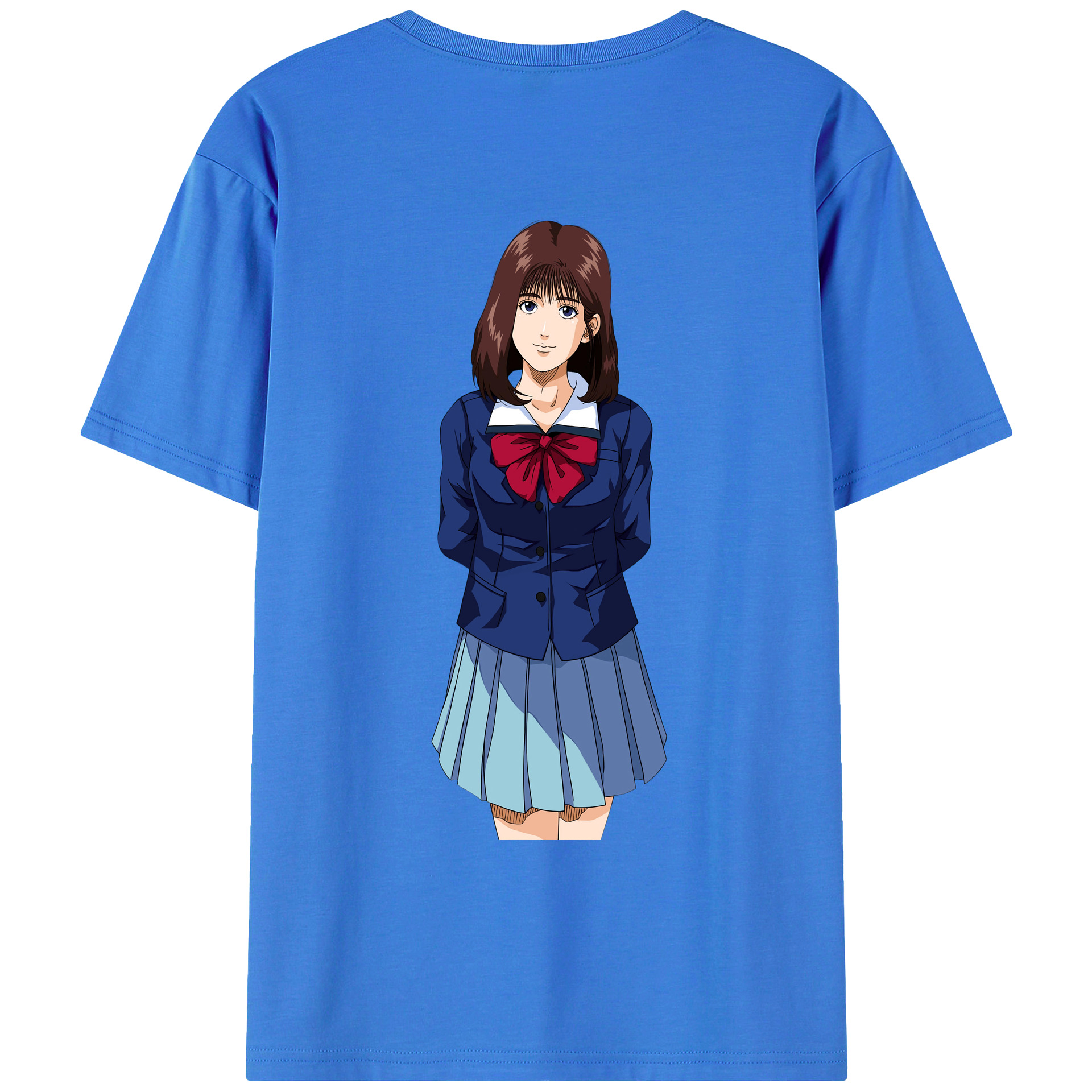（画像用） SLAM DUNK／スラムダンク 綿100％ メンズ半袖Tシャツ（バックプリント） 通気性