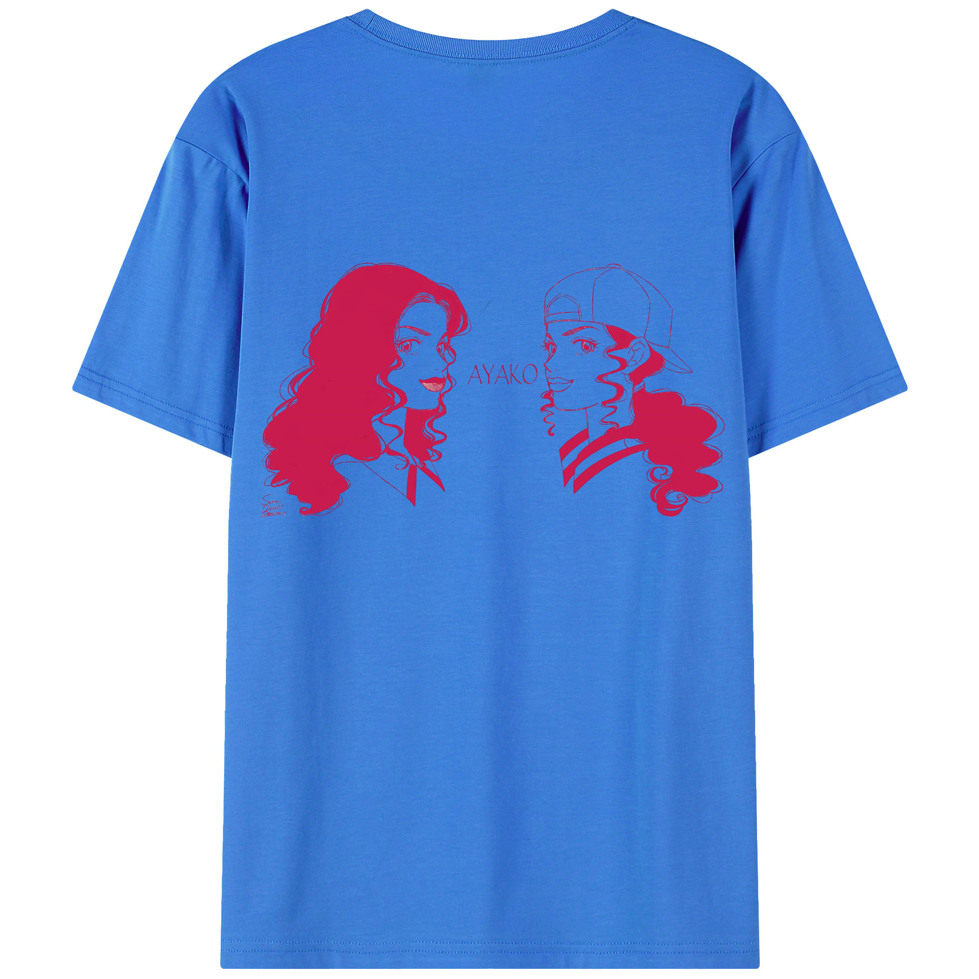 （画像用） SLAM DUNK／スラムダンク 綿100％ メンズ半袖Tシャツ（バックプリント） 通気性