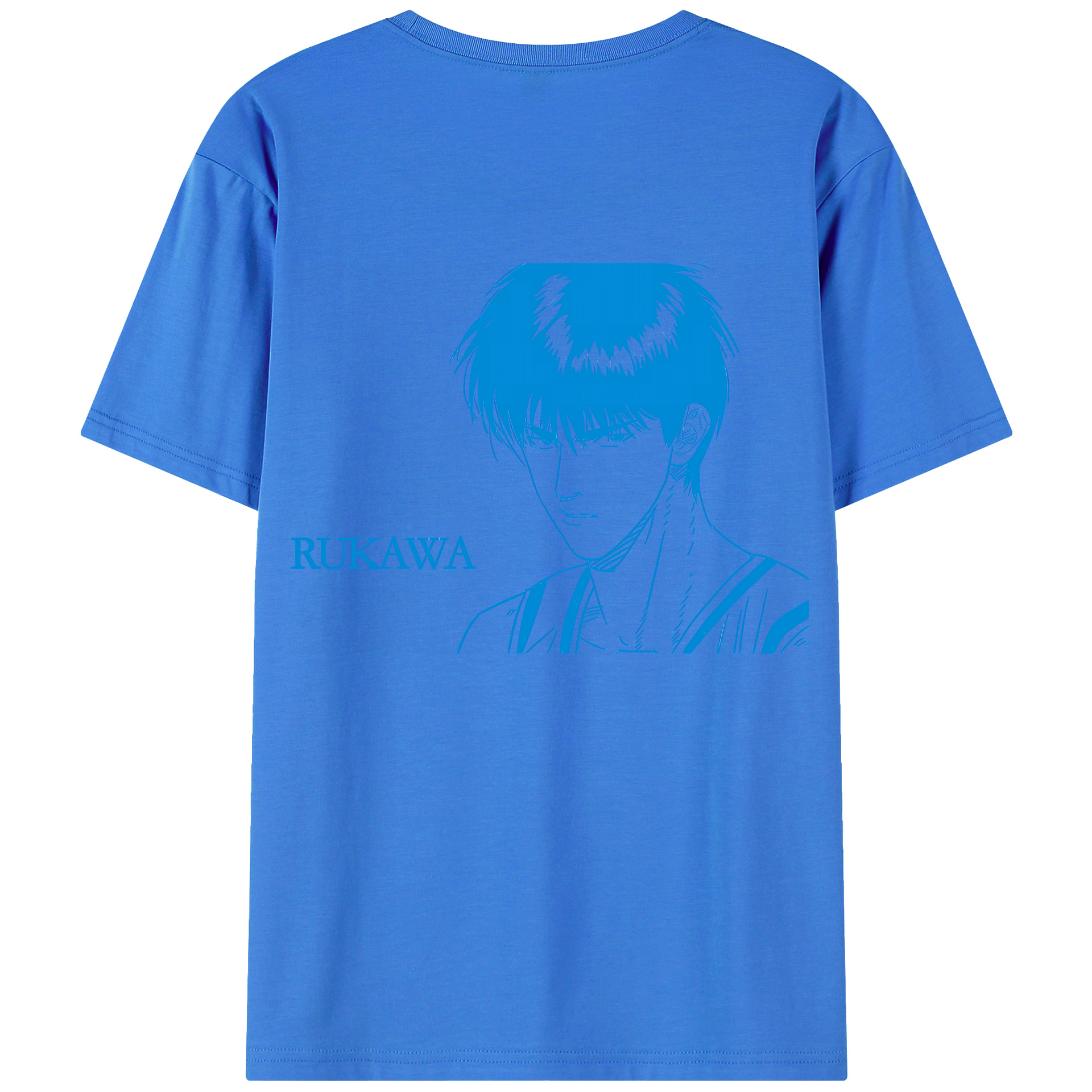 （画像用） SLAM DUNK／スラムダンク 綿100％ メンズ半袖Tシャツ（バックプリント） 通気性