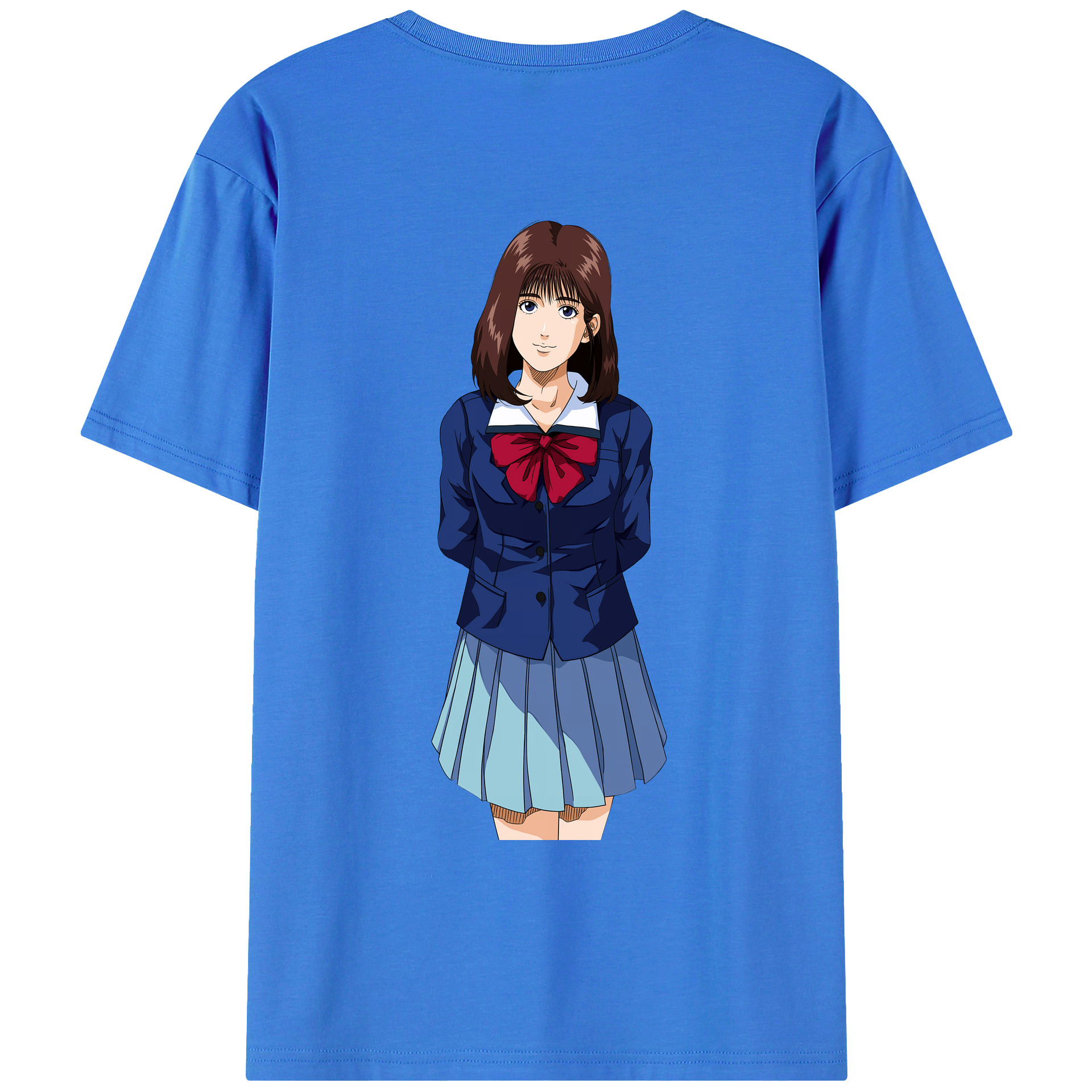 （画像用） SLAM DUNK／スラムダンク 綿100％ メンズ半袖Tシャツ（バックプリント） 通気性