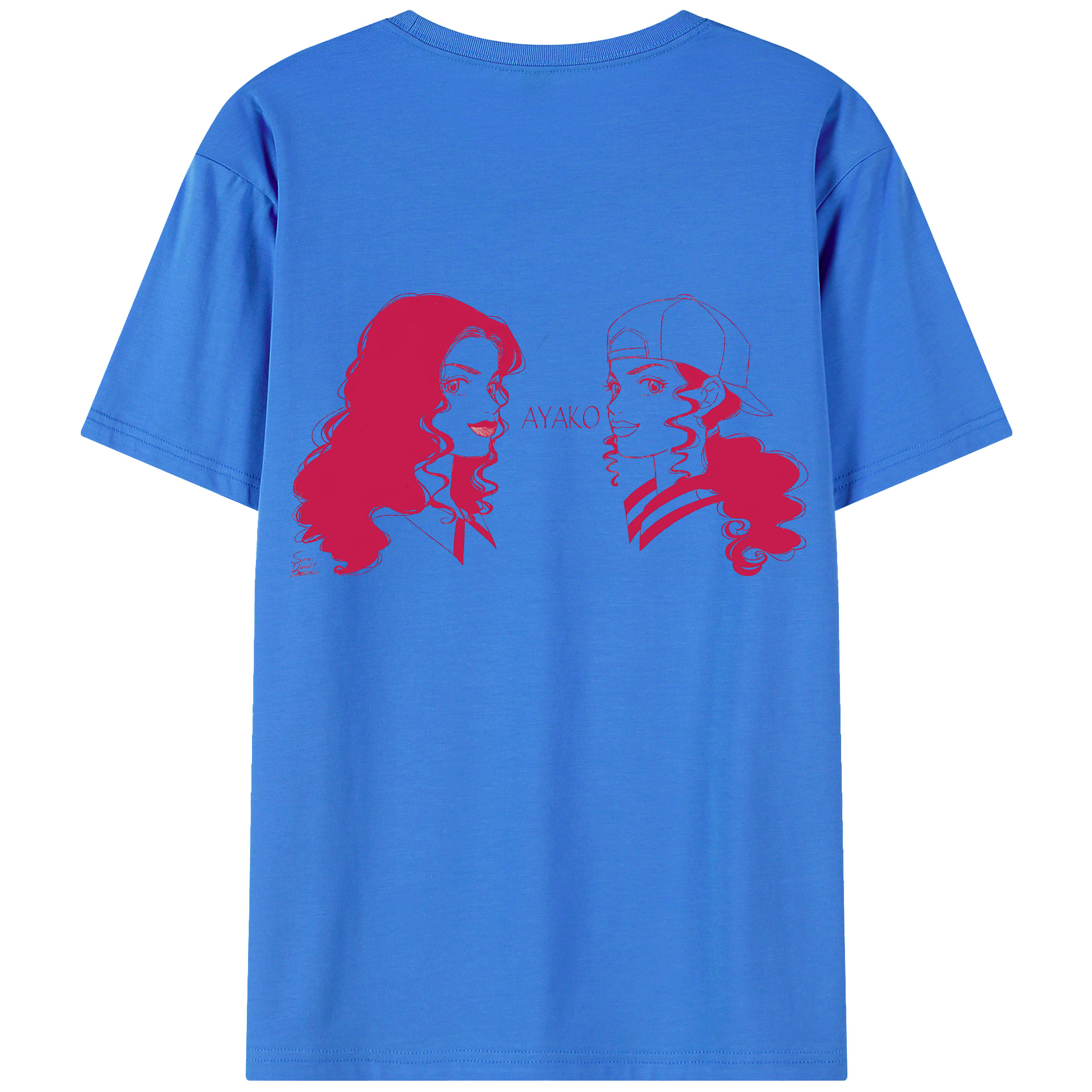 （画像用） SLAM DUNK／スラムダンク 綿100％ メンズ半袖Tシャツ（バックプリント） 通気性