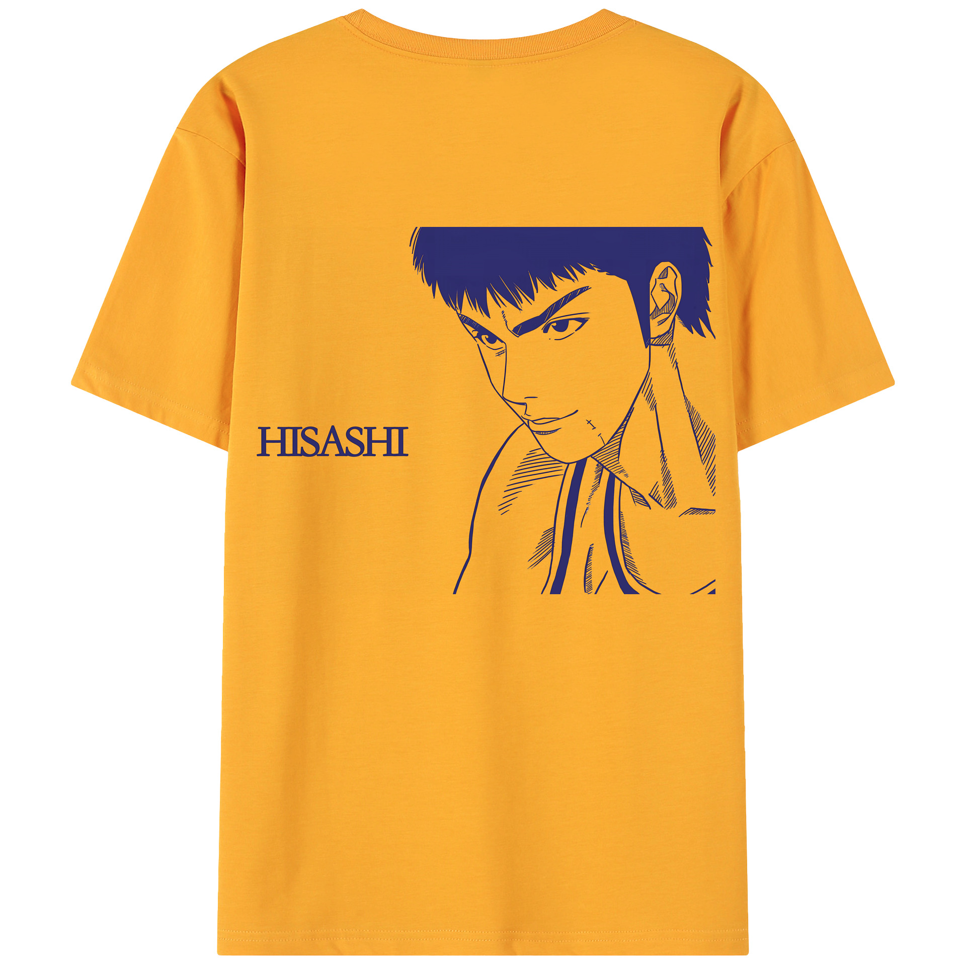 （画像用） SLAM DUNK／スラムダンク 綿100％ メンズ半袖Tシャツ（バックプリント） 通気性