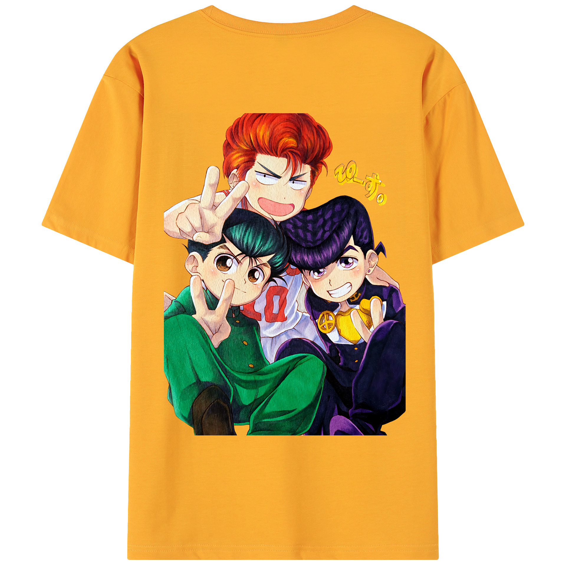 （画像用） SLAM DUNK／スラムダンク 綿100％ メンズ半袖Tシャツ（バックプリント） 通気性