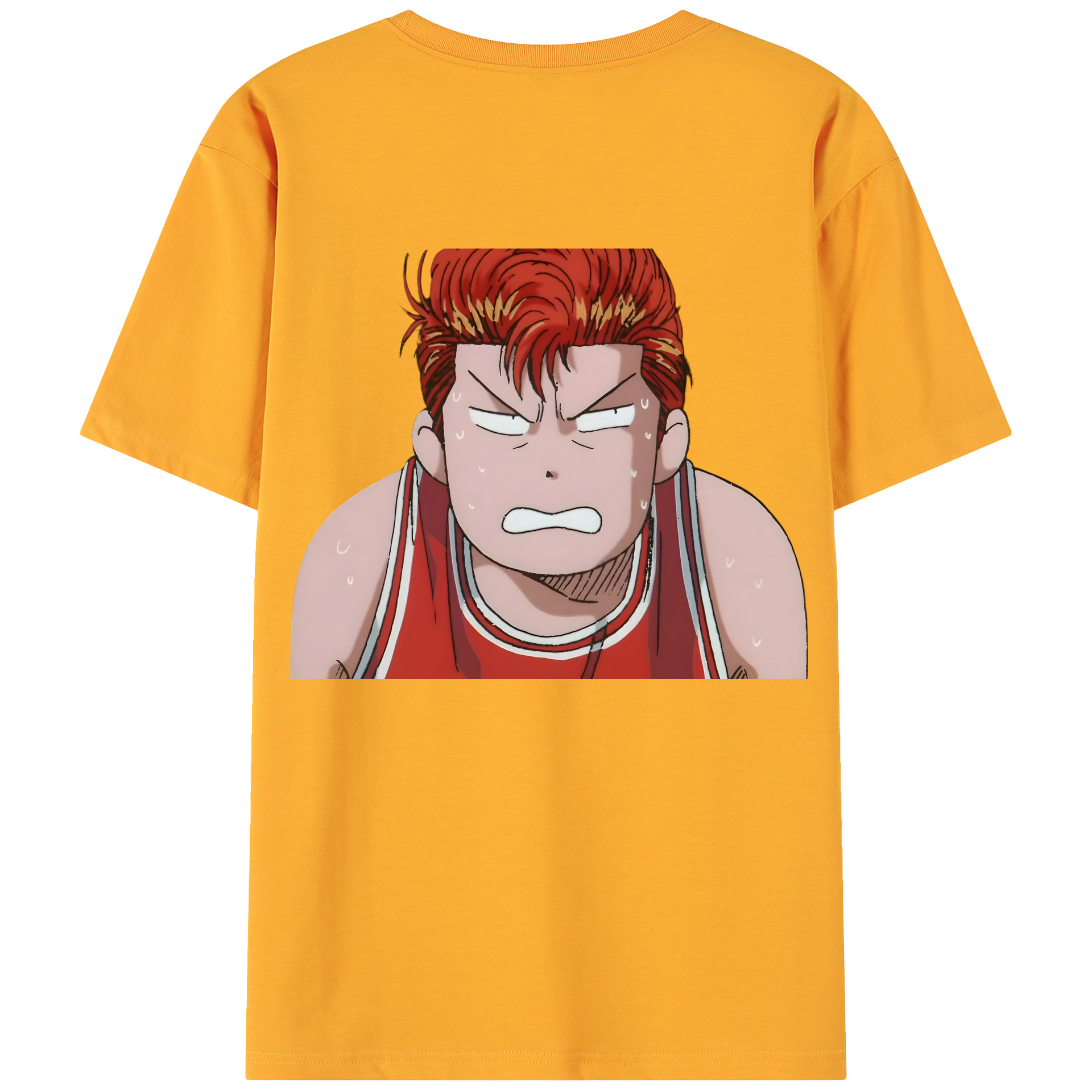 （画像用） SLAM DUNK／スラムダンク 綿100％ メンズ半袖Tシャツ（バックプリント） 通気性