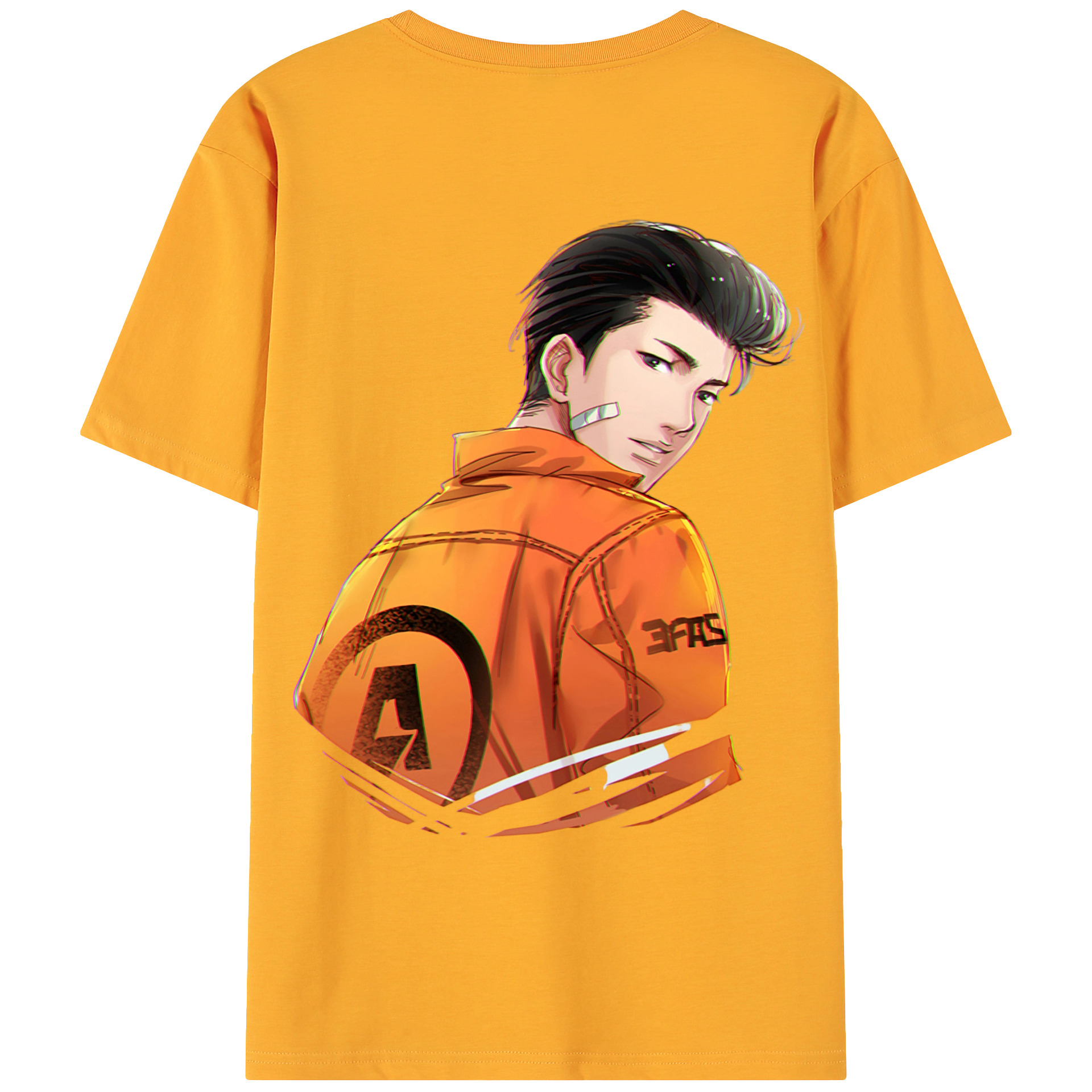 （画像用） SLAM DUNK／スラムダンク 綿100％ メンズ半袖Tシャツ（バックプリント） 通気性