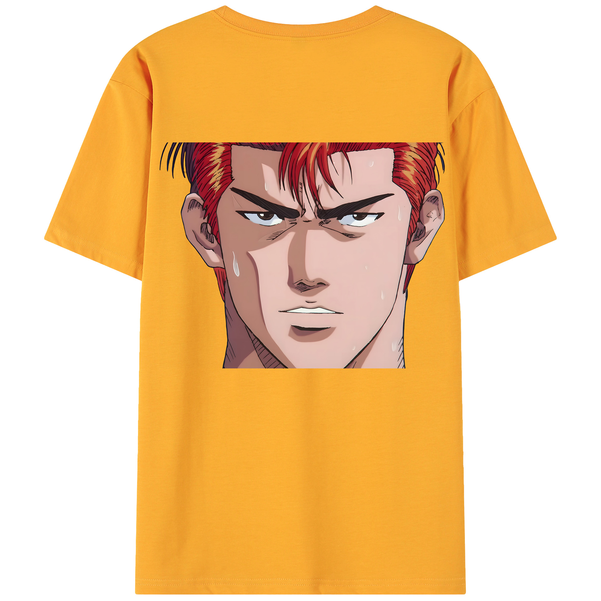 （画像用） SLAM DUNK／スラムダンク 綿100％ メンズ半袖Tシャツ（バックプリント） 通気性