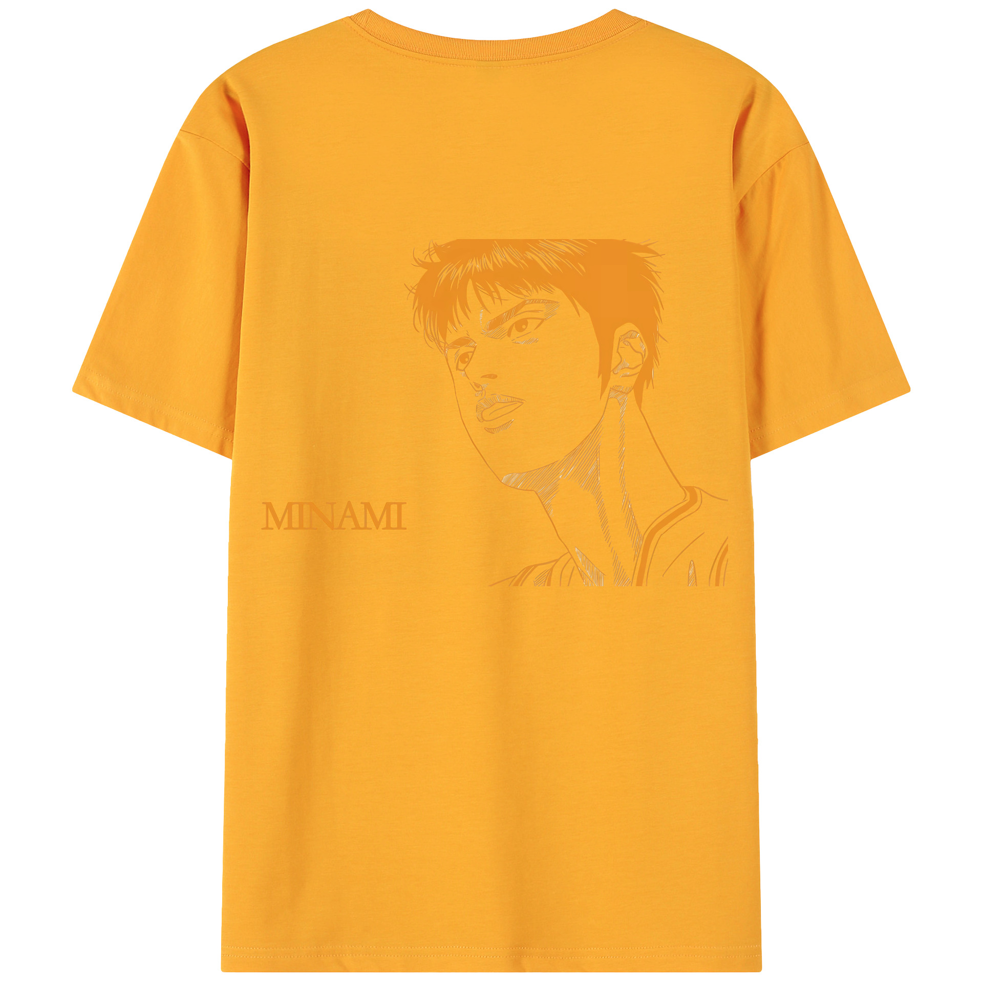 （画像用） SLAM DUNK／スラムダンク 綿100％ メンズ半袖Tシャツ（バックプリント） 通気性