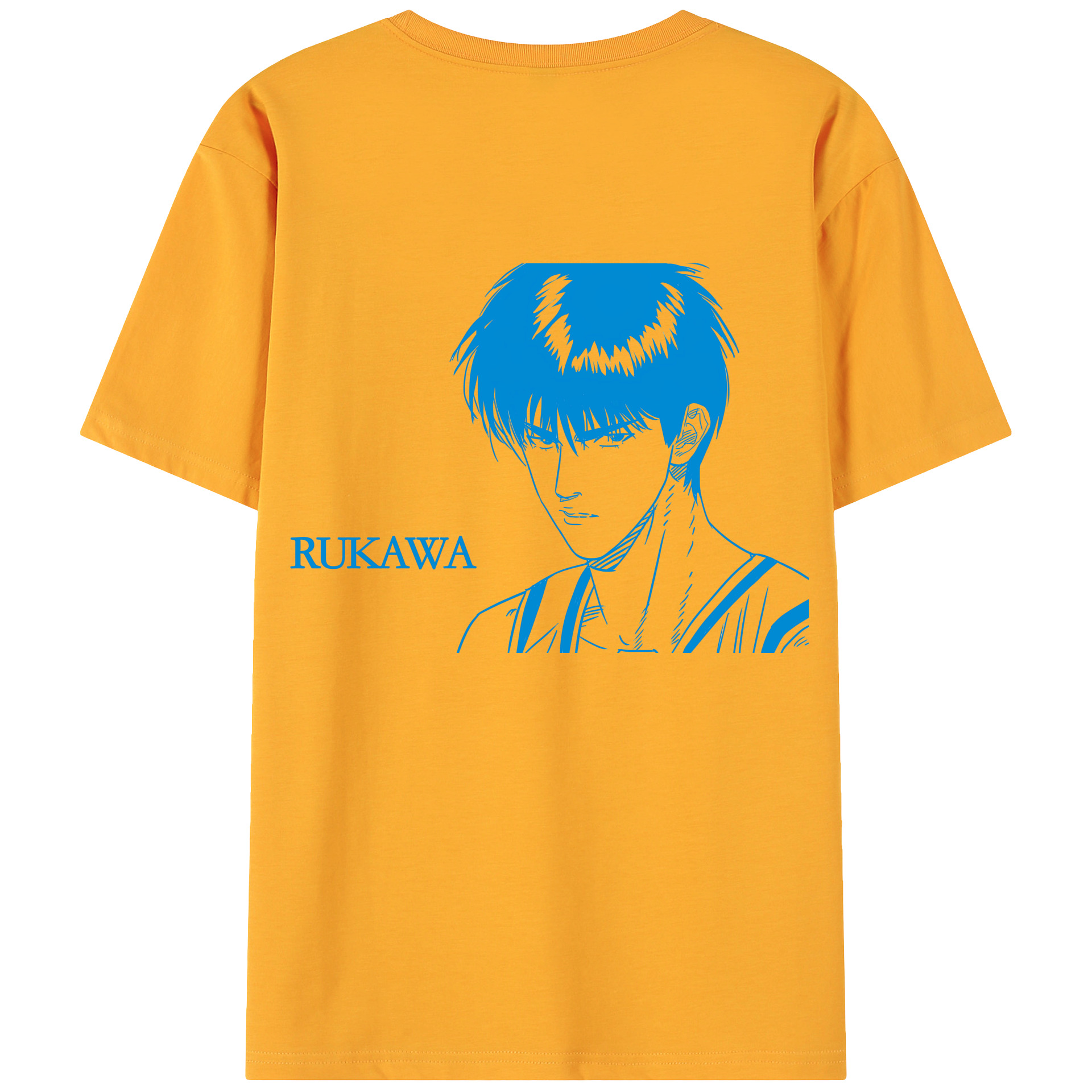（画像用） SLAM DUNK／スラムダンク 綿100％ メンズ半袖Tシャツ（バックプリント） 通気性