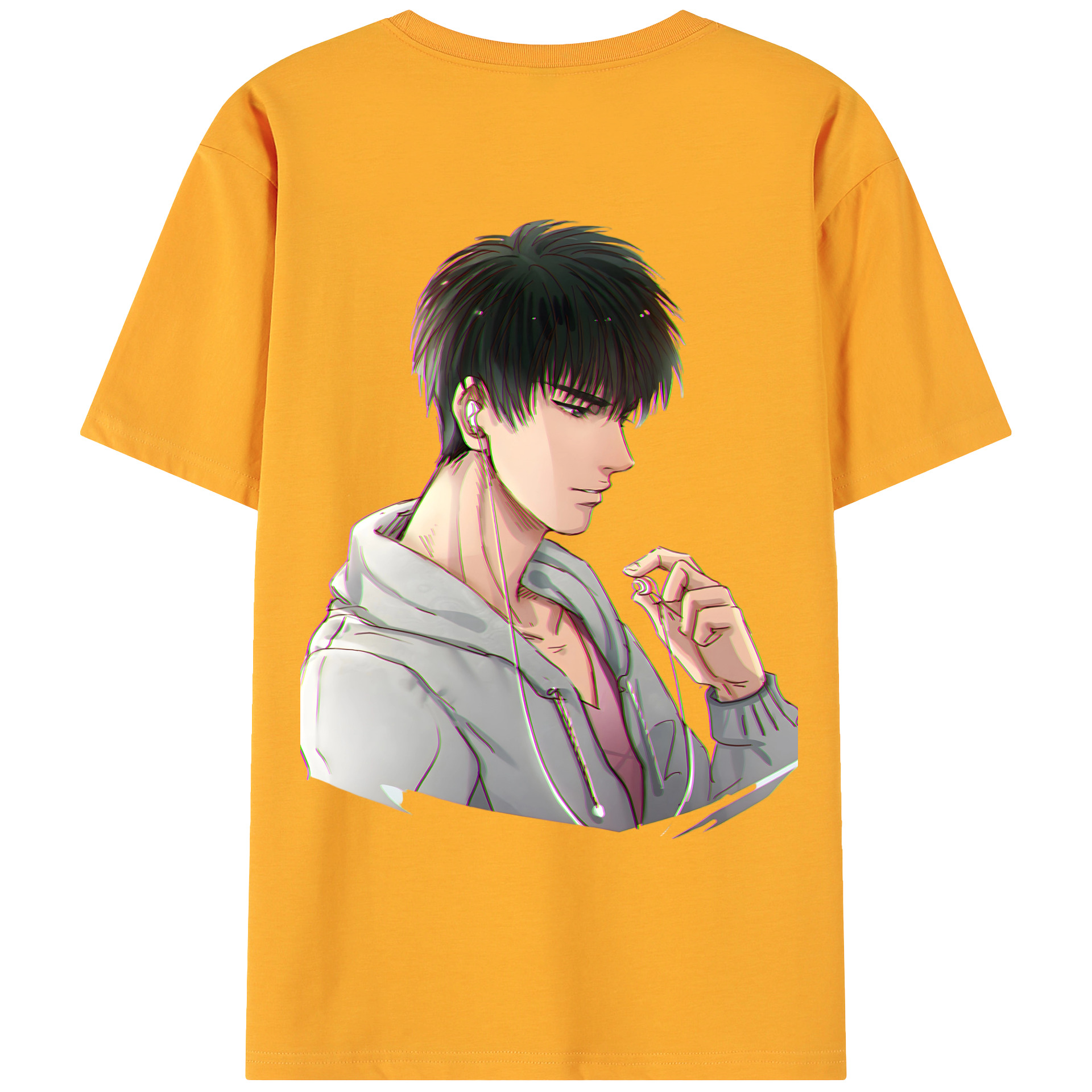 （画像用） SLAM DUNK／スラムダンク 綿100％ メンズ半袖Tシャツ（バックプリント） 通気性