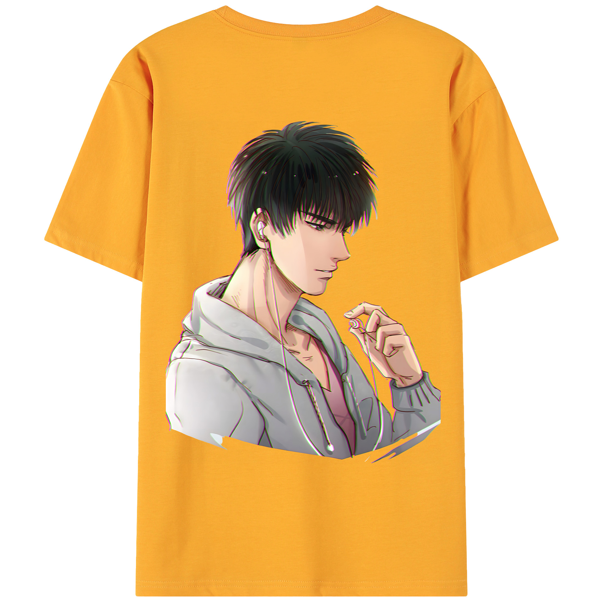 （画像用） SLAM DUNK／スラムダンク 綿100％ メンズ半袖Tシャツ（バックプリント） 通気性