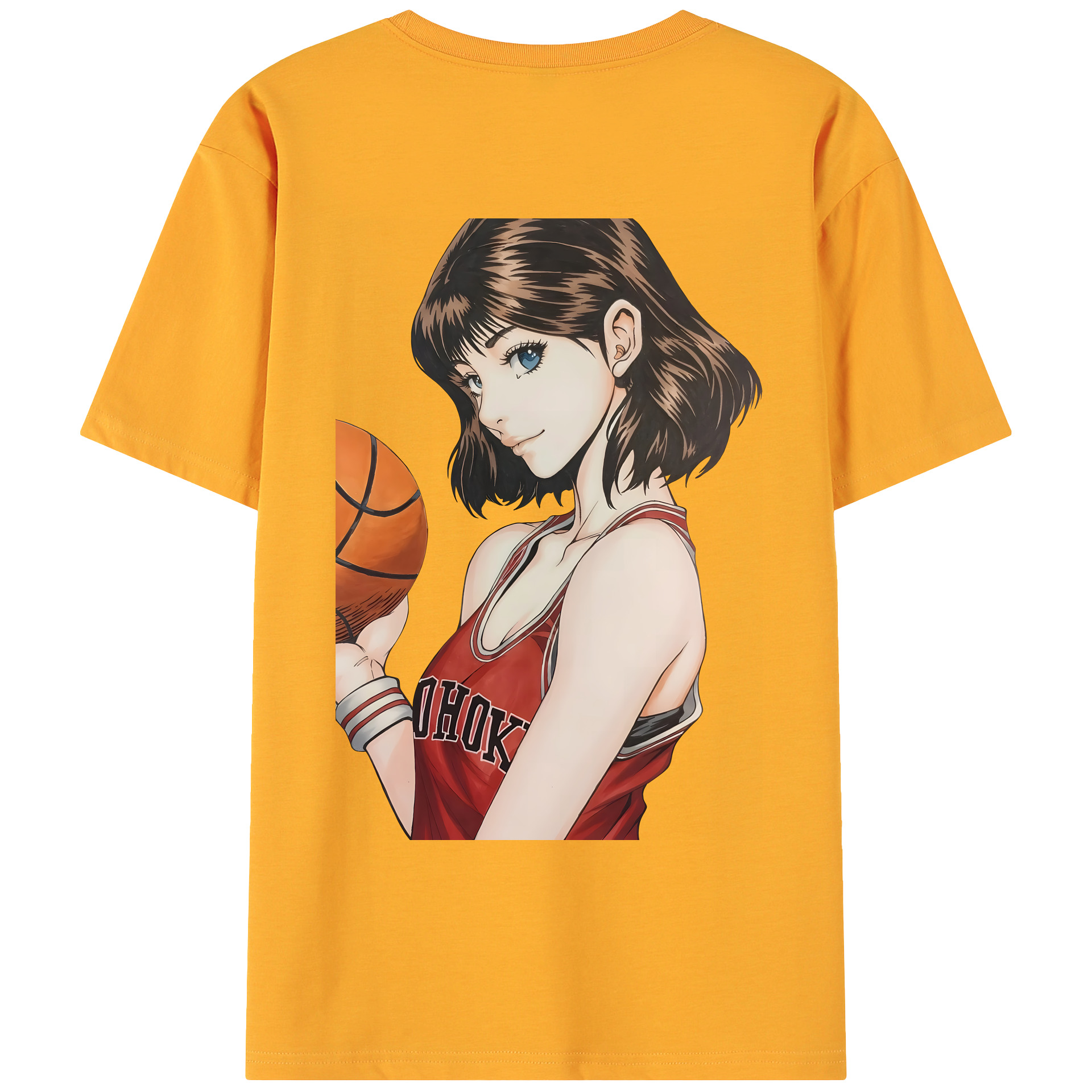 （画像用） SLAM DUNK／スラムダンク 綿100％ メンズ半袖Tシャツ（バックプリント） 通気性