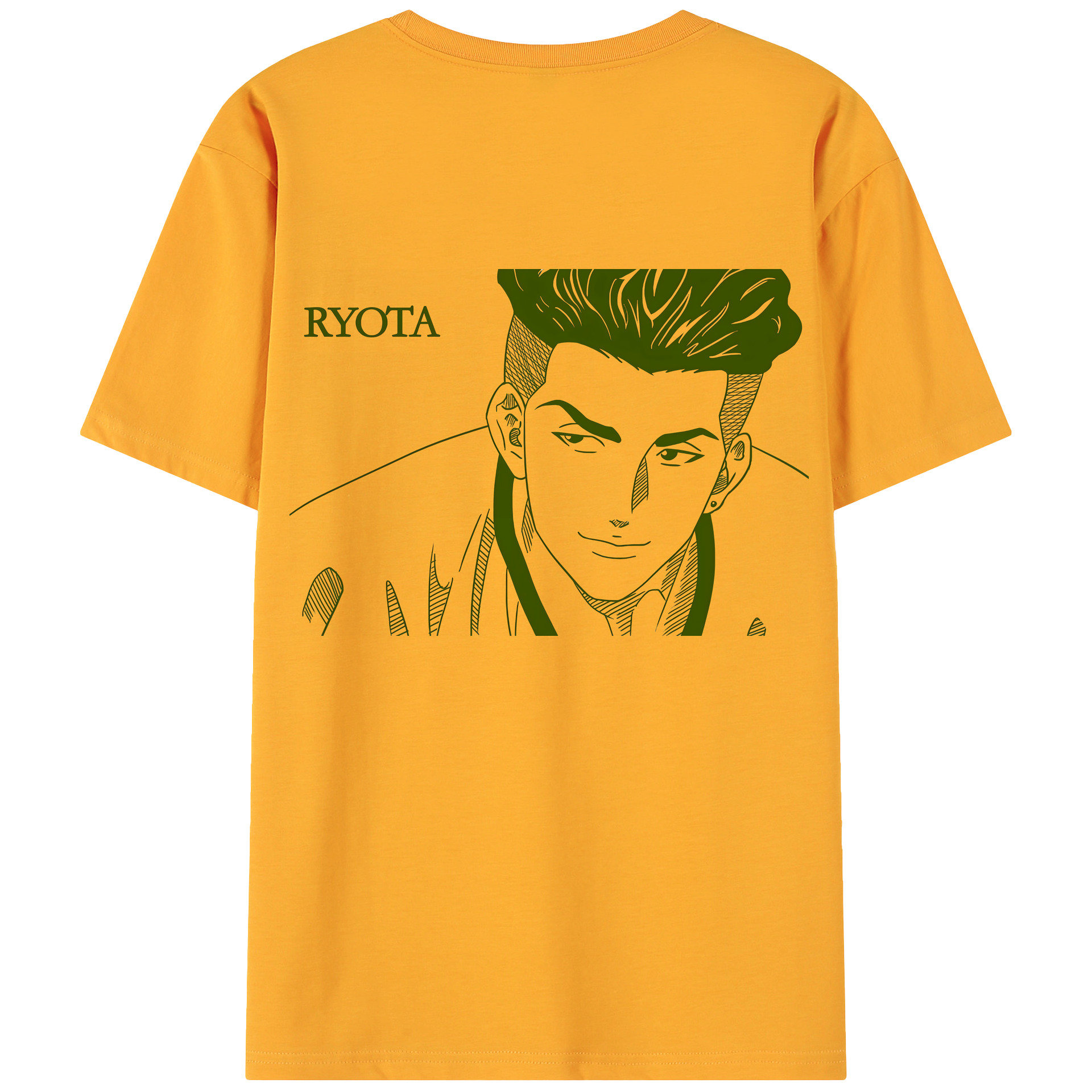 （画像用） SLAM DUNK／スラムダンク 綿100％ メンズ半袖Tシャツ（バックプリント） 通気性
