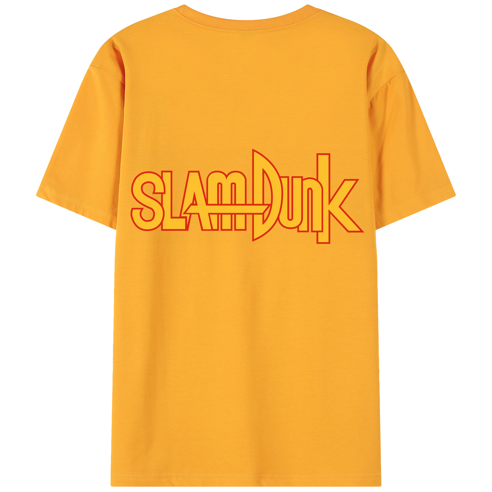 （画像用） SLAM DUNK／スラムダンク 綿100％ メンズ半袖Tシャツ（バックプリント） 通気性
