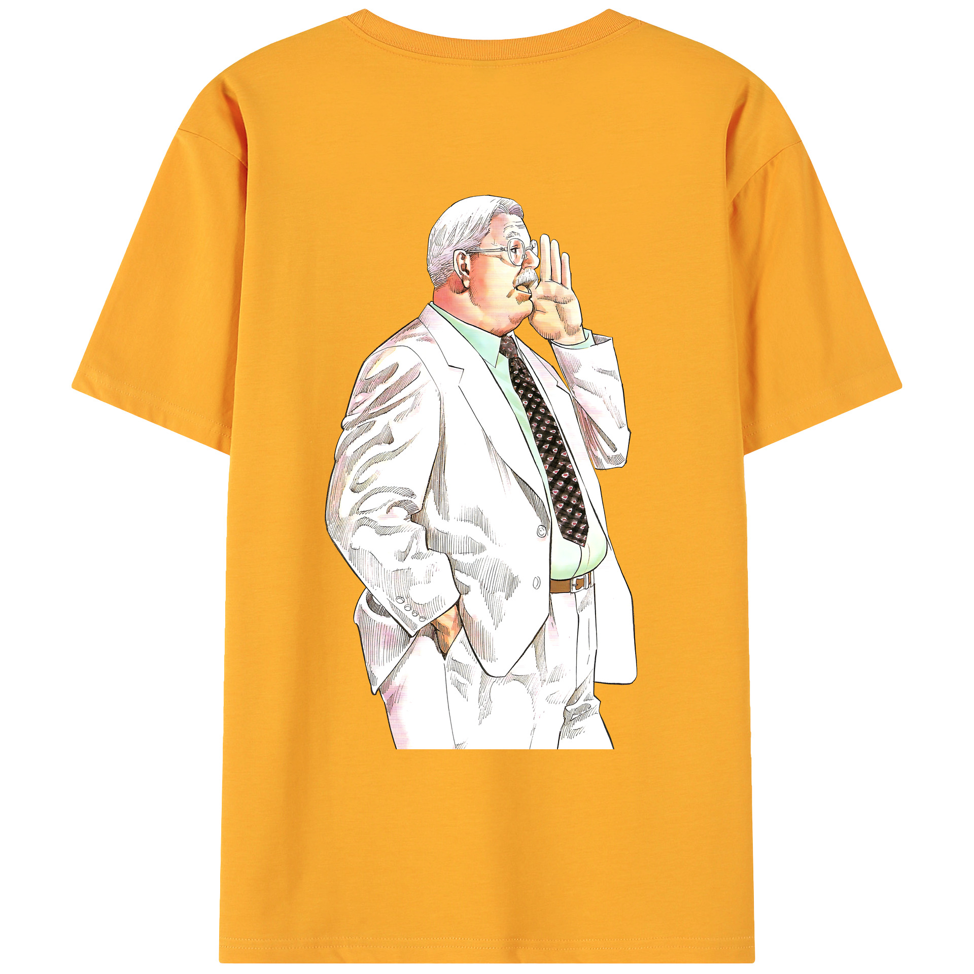 （画像用） SLAM DUNK／スラムダンク 綿100％ メンズ半袖Tシャツ（バックプリント） 通気性