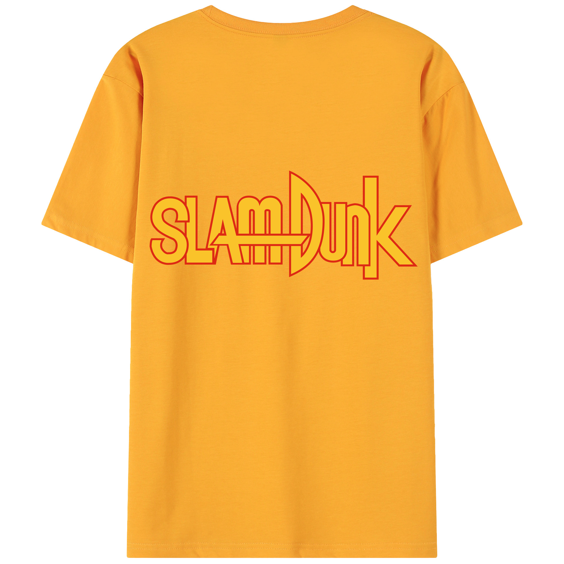 （画像用） SLAM DUNK／スラムダンク 綿100％ メンズ半袖Tシャツ（バックプリント） 通気性