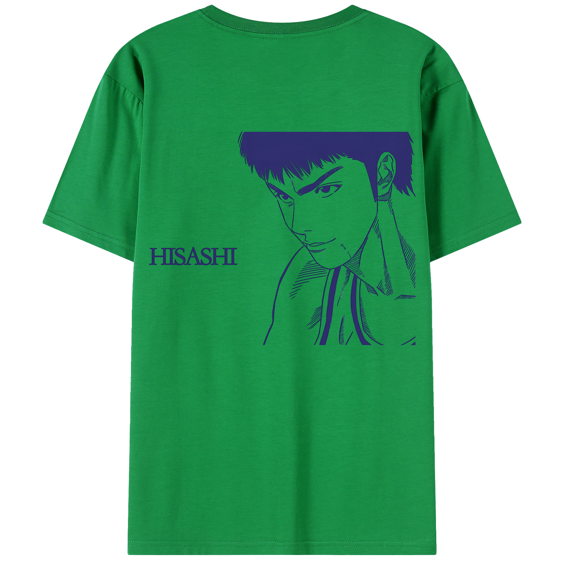 （画像用） SLAM DUNK／スラムダンク 綿100％ メンズ半袖Tシャツ（バックプリント） 通気性