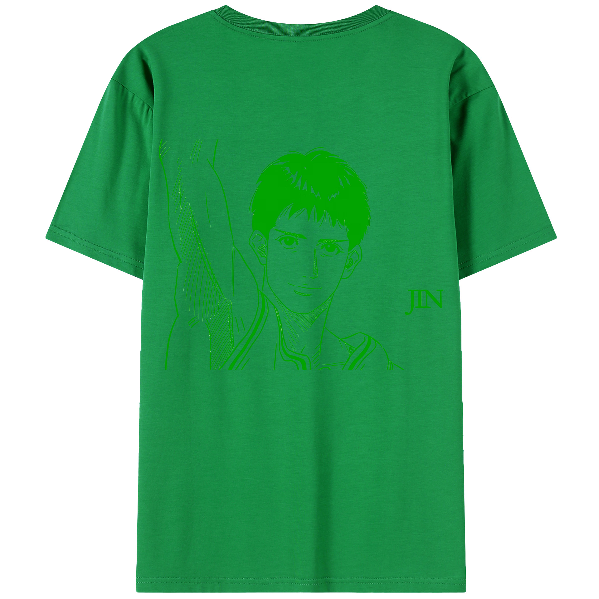 （画像用） SLAM DUNK／スラムダンク 綿100％ メンズ半袖Tシャツ（バックプリント） 通気性